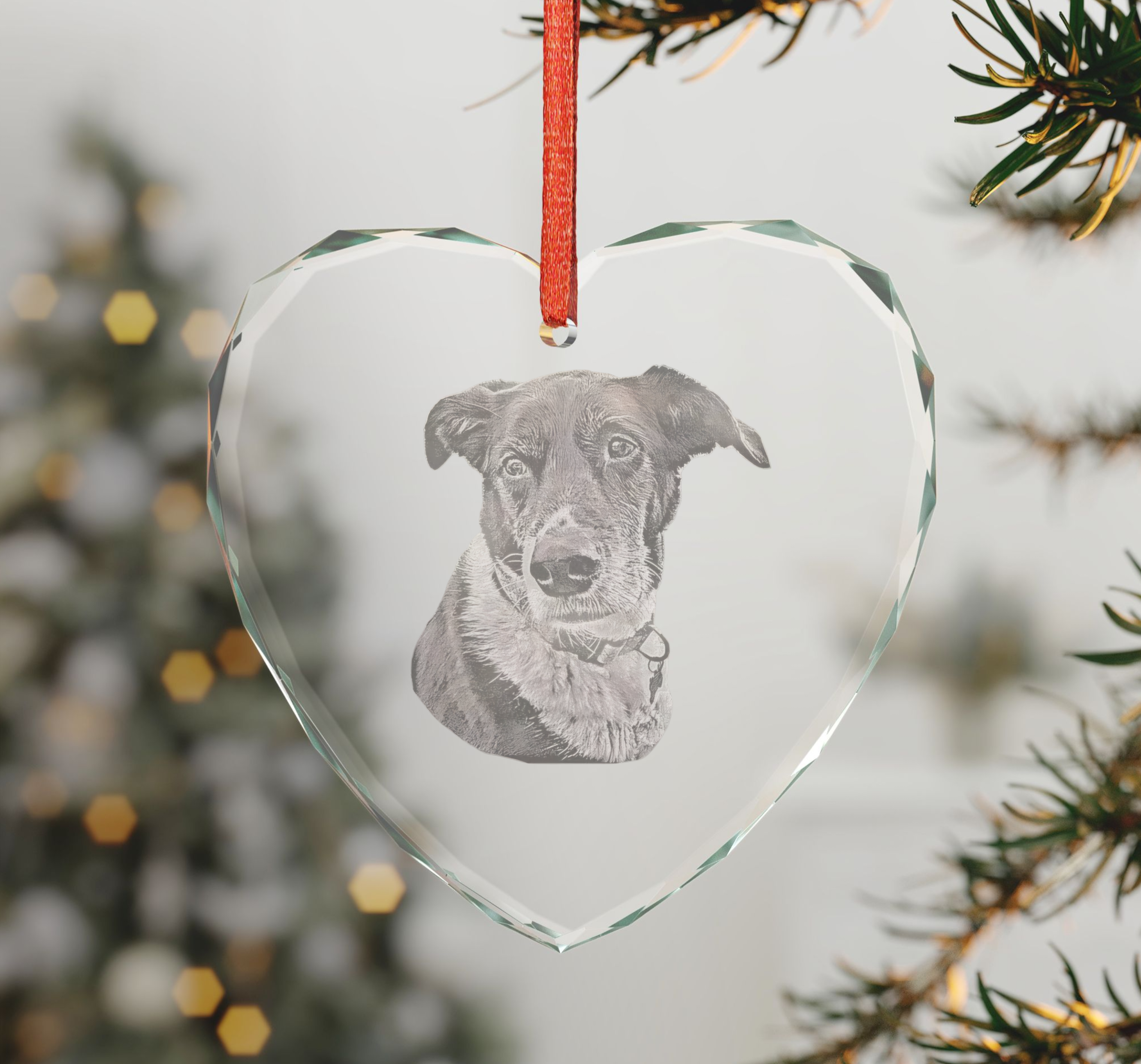 Engraved Crystal Ornament — Custom Astrology &amp; Crystal Design product thumbnail image