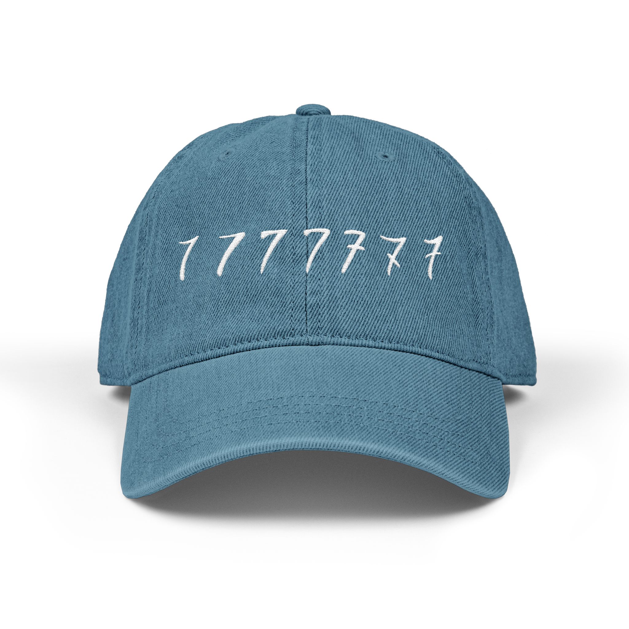 Embroidered Denim Hat 7 Tattoo with BACK ARMY symbol product thumbnail image Embroidered Denim Hat 7 Tattoo with BACK ARMY symbol product thumbnail image