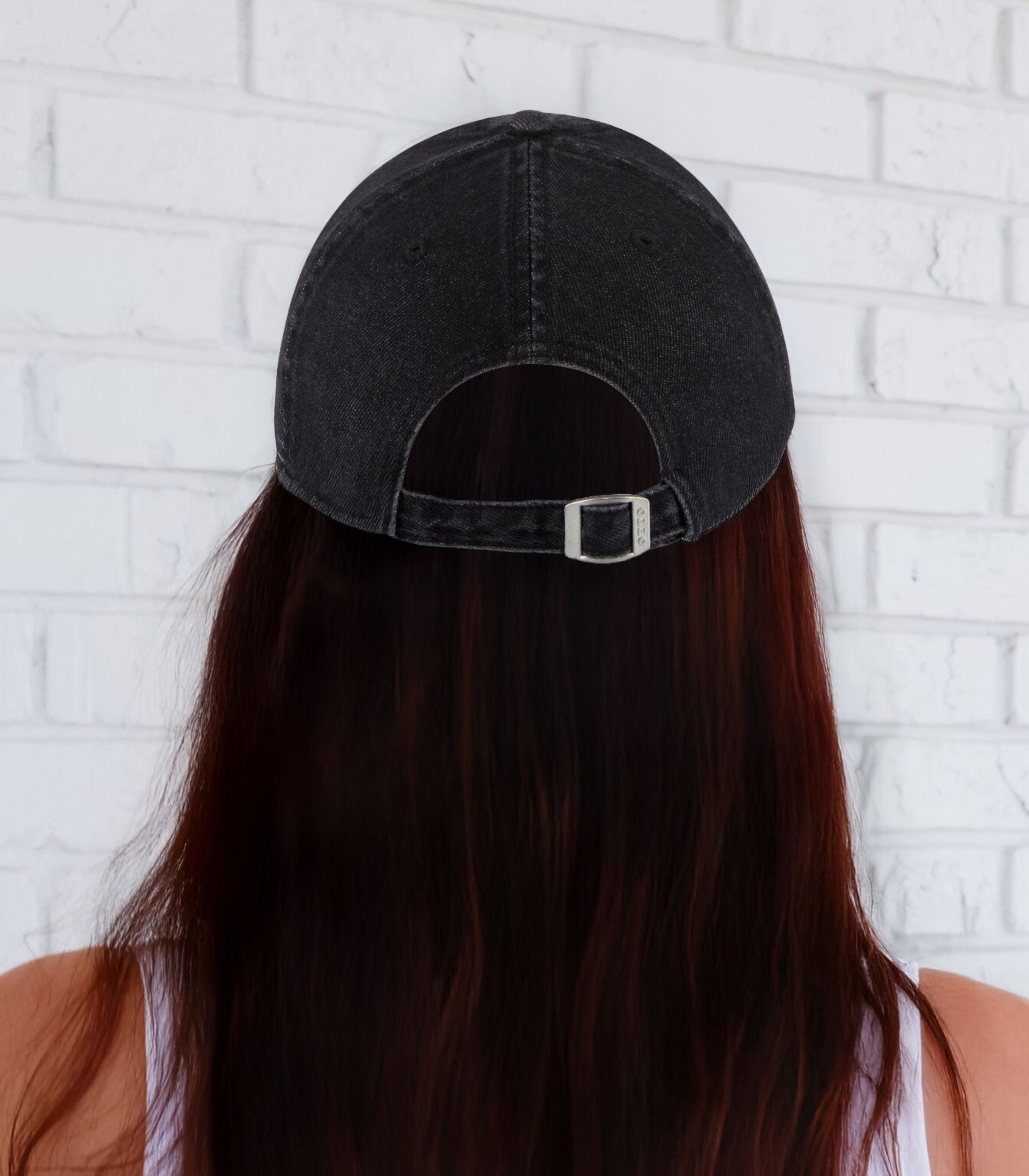 Embroidered Dog Mom Denim Hat product thumbnail image Embroidered Dog Mom Denim Hat product thumbnail image