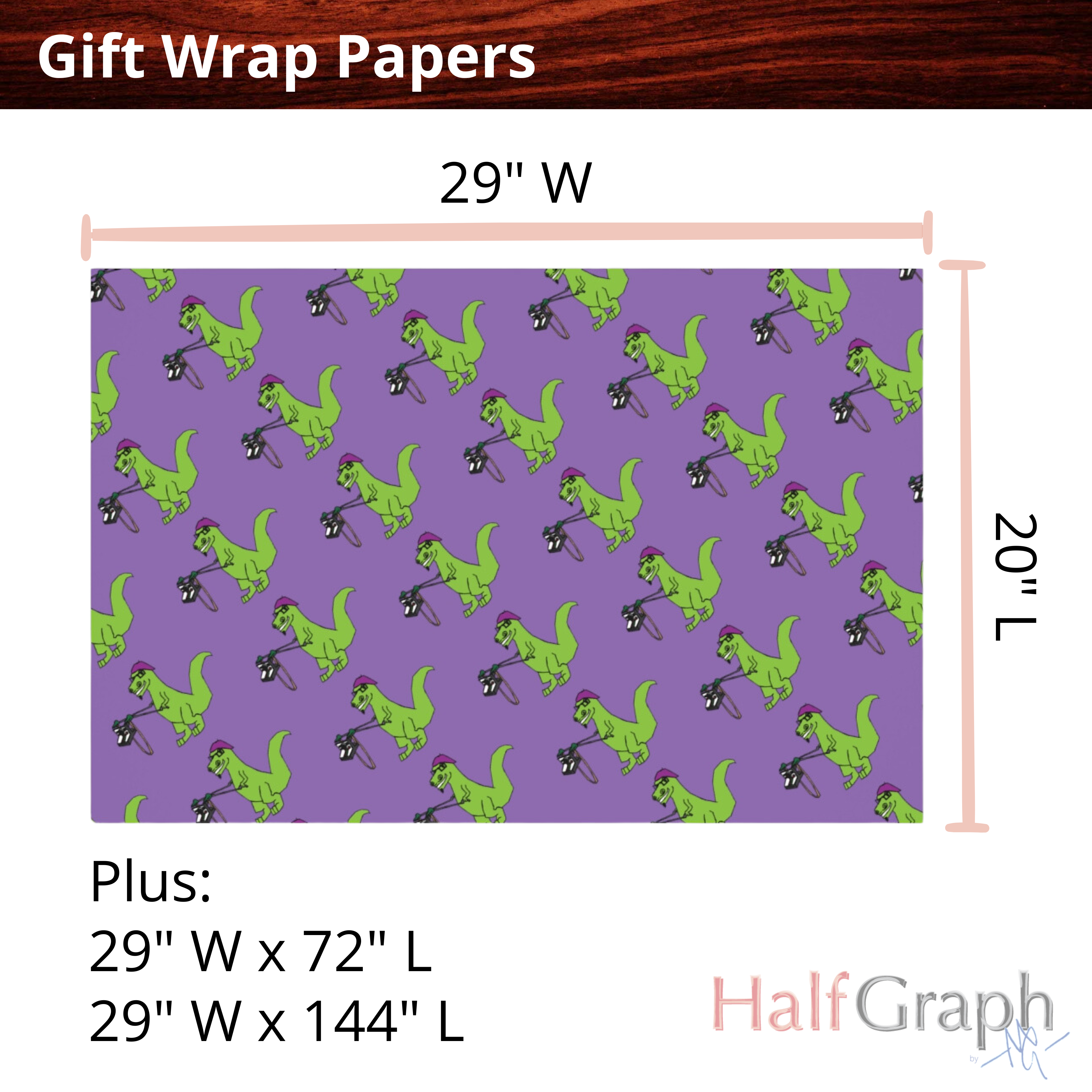 Purple Gift Wrap Papers, Dinosaur Gift Wrap, Cool Wrapping Paper, Retro Gift Packaging, Unique Gift Wrap Sheets for Hipster Dino Fans product thumbnail image Purple Gift Wrap Papers, Dinosaur Gift Wrap, Cool Wrapping Paper, Retro Gift Packaging, Unique Gift Wrap Sheets for Hipster Dino Fans product thumbnail image