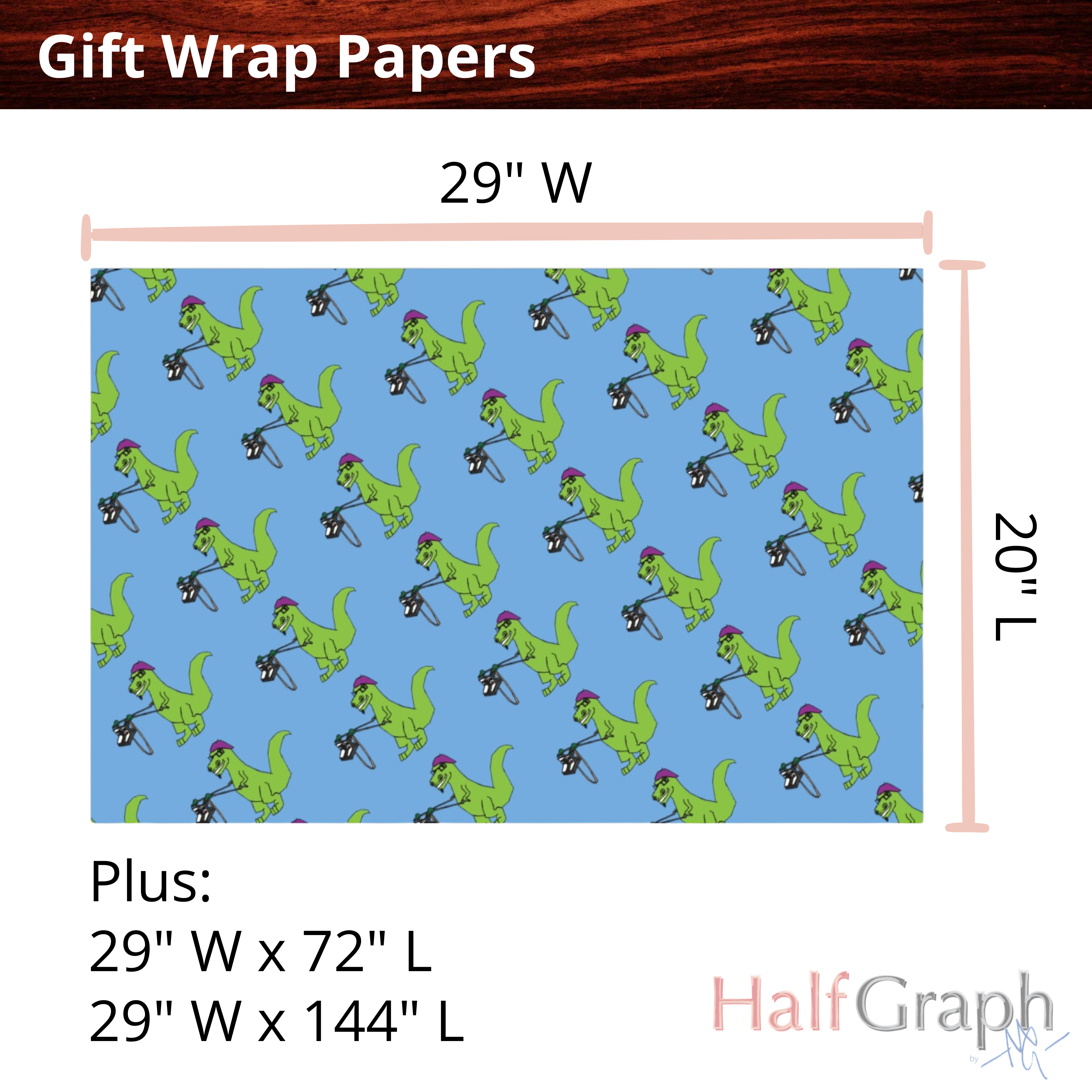 Blue Gift Wrap Papers, Dinosaur Gift Wrap, Cool Wrapping Paper, Retro Gift Packaging, Unique Gift Wrap Sheets for Hipster Dino Fans product thumbnail image Blue Gift Wrap Papers, Dinosaur Gift Wrap, Cool Wrapping Paper, Retro Gift Packaging, Unique Gift Wrap Sheets for Hipster Dino Fans product thumbnail image