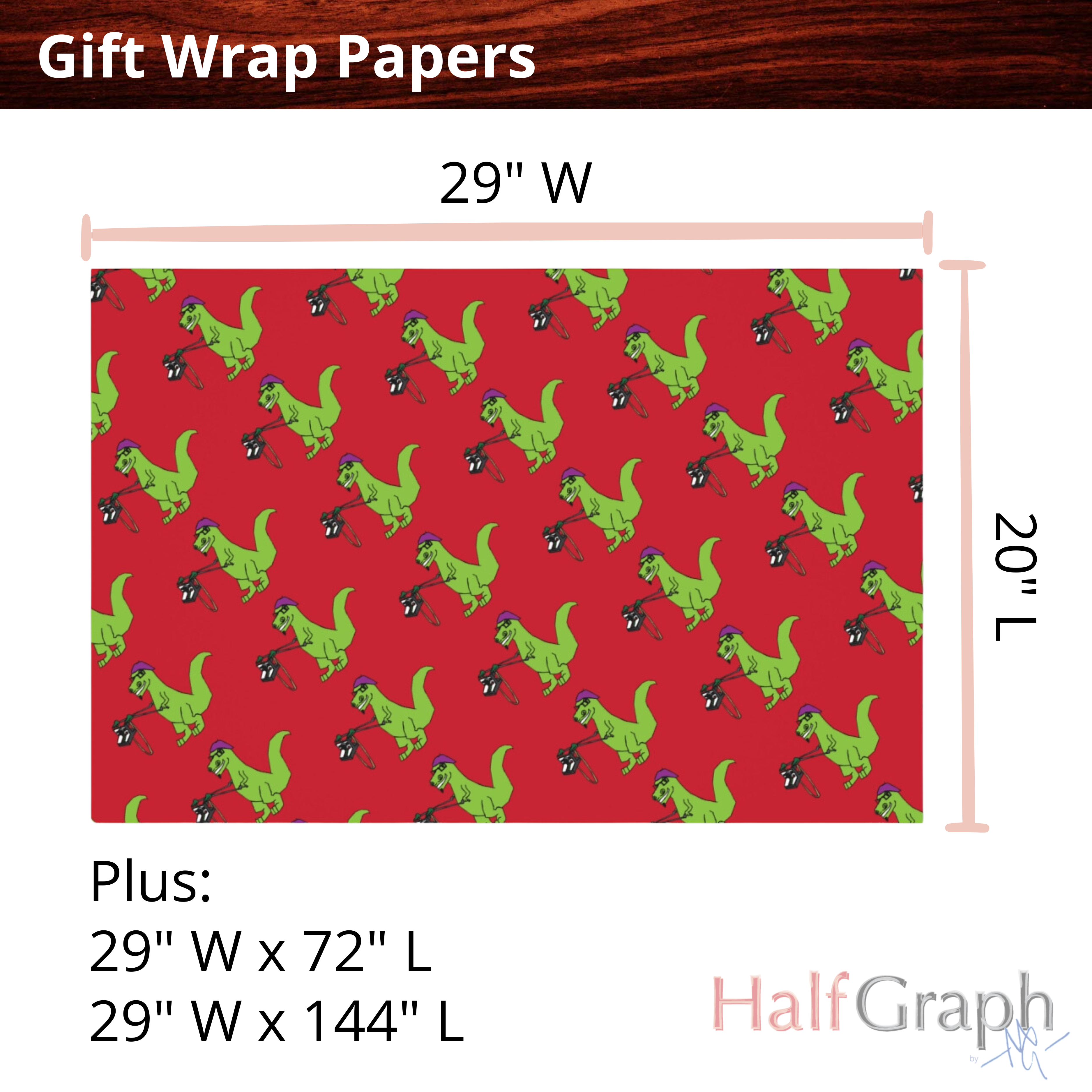 Red Gift Wrap Papers, Dinosaur Gift Wrap, Cool Wrapping Paper, Retro Gift Packaging, Unique Gift Wrap Sheets for Hipster Dino Fans product thumbnail image Red Gift Wrap Papers, Dinosaur Gift Wrap, Cool Wrapping Paper, Retro Gift Packaging, Unique Gift Wrap Sheets for Hipster Dino Fans product thumbnail image