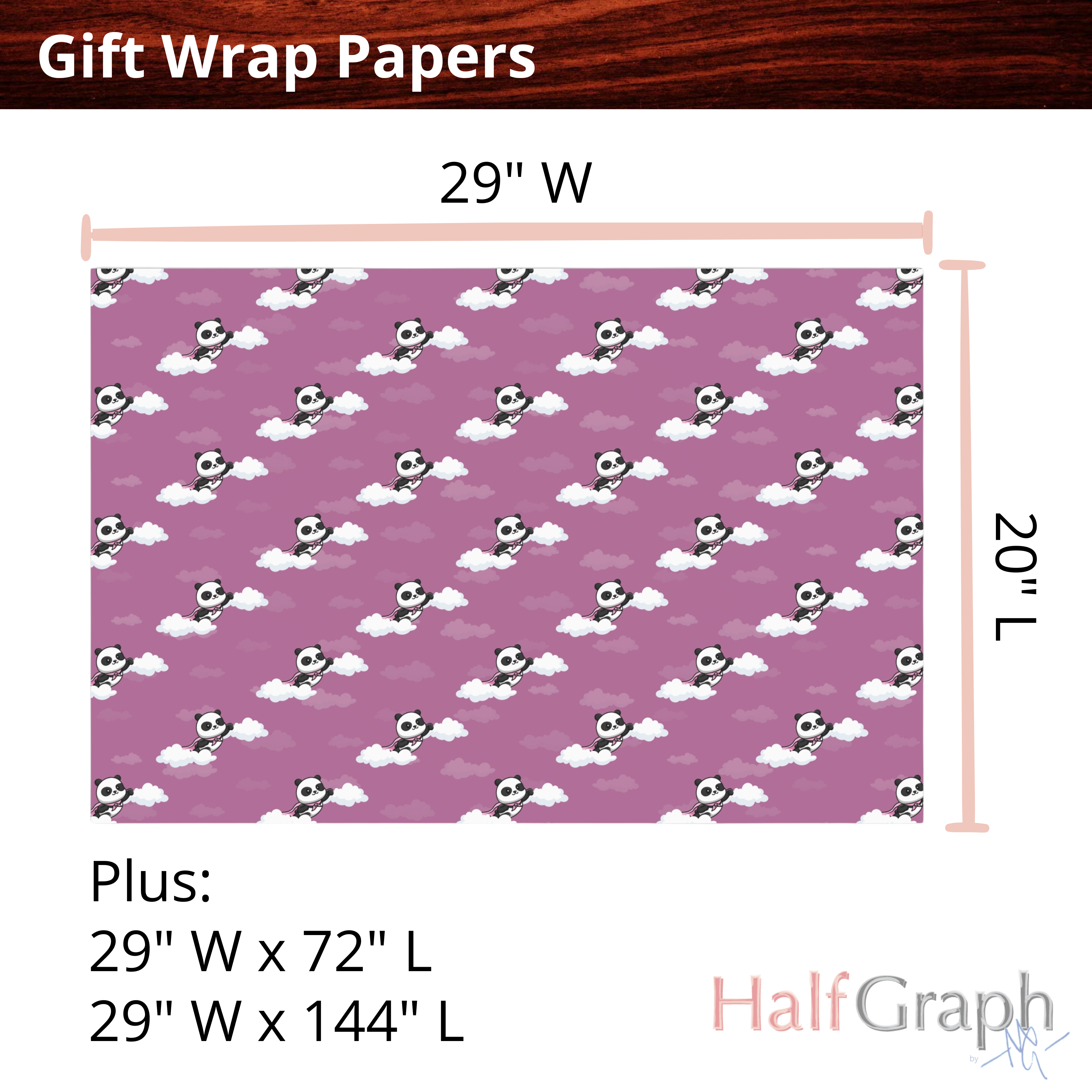 Super Panda Magenta Gift Wrap, Super Cute Wrapping Paper for Presents, Holiday Gift Decoration, Birthday Party Supplies, Gift Paper Roll product thumbnail image Super Panda Magenta Gift Wrap, Super Cute Wrapping Paper for Presents, Holiday Gift Decoration, Birthday Party Supplies, Gift Paper Roll product thumbnail image