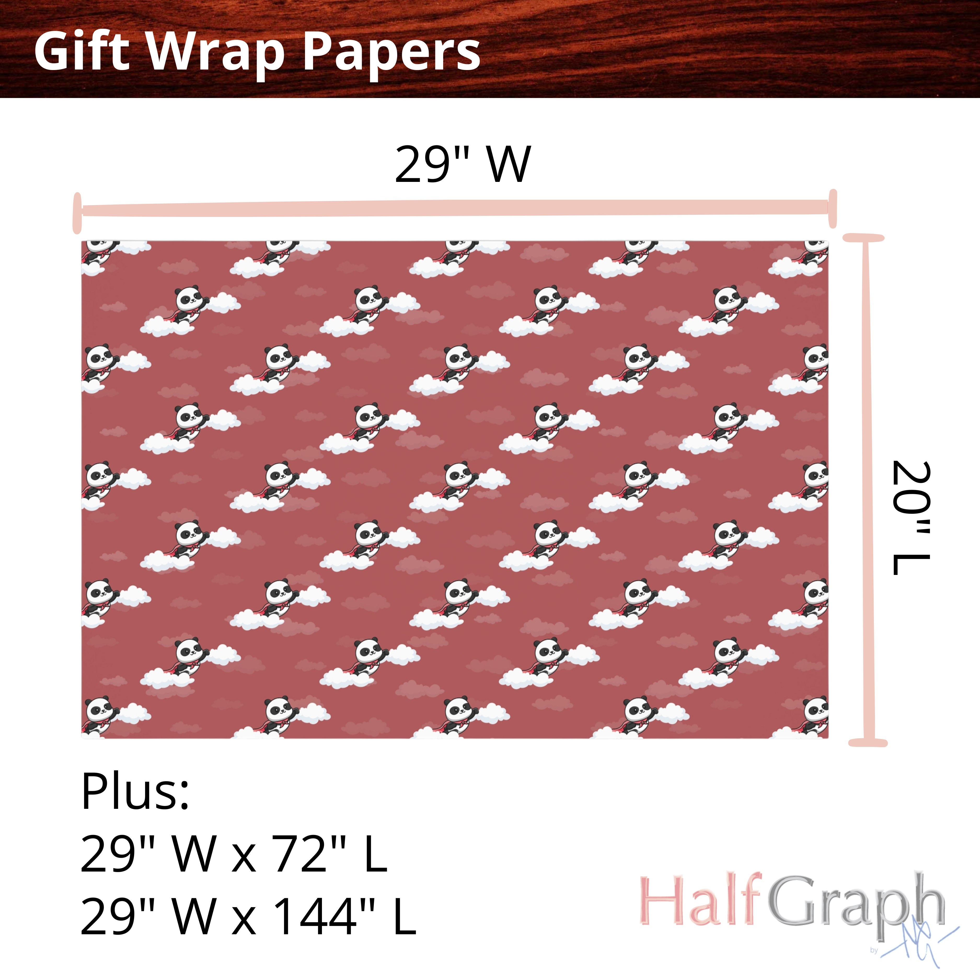 Super Panda Red Gift Wrap, Super Cute Wrapping Paper for Presents, Holiday Gift Decoration, Birthday Party Supplies, Gift Paper Roll product thumbnail image Super Panda Red Gift Wrap, Super Cute Wrapping Paper for Presents, Holiday Gift Decoration, Birthday Party Supplies, Gift Paper Roll product thumbnail image