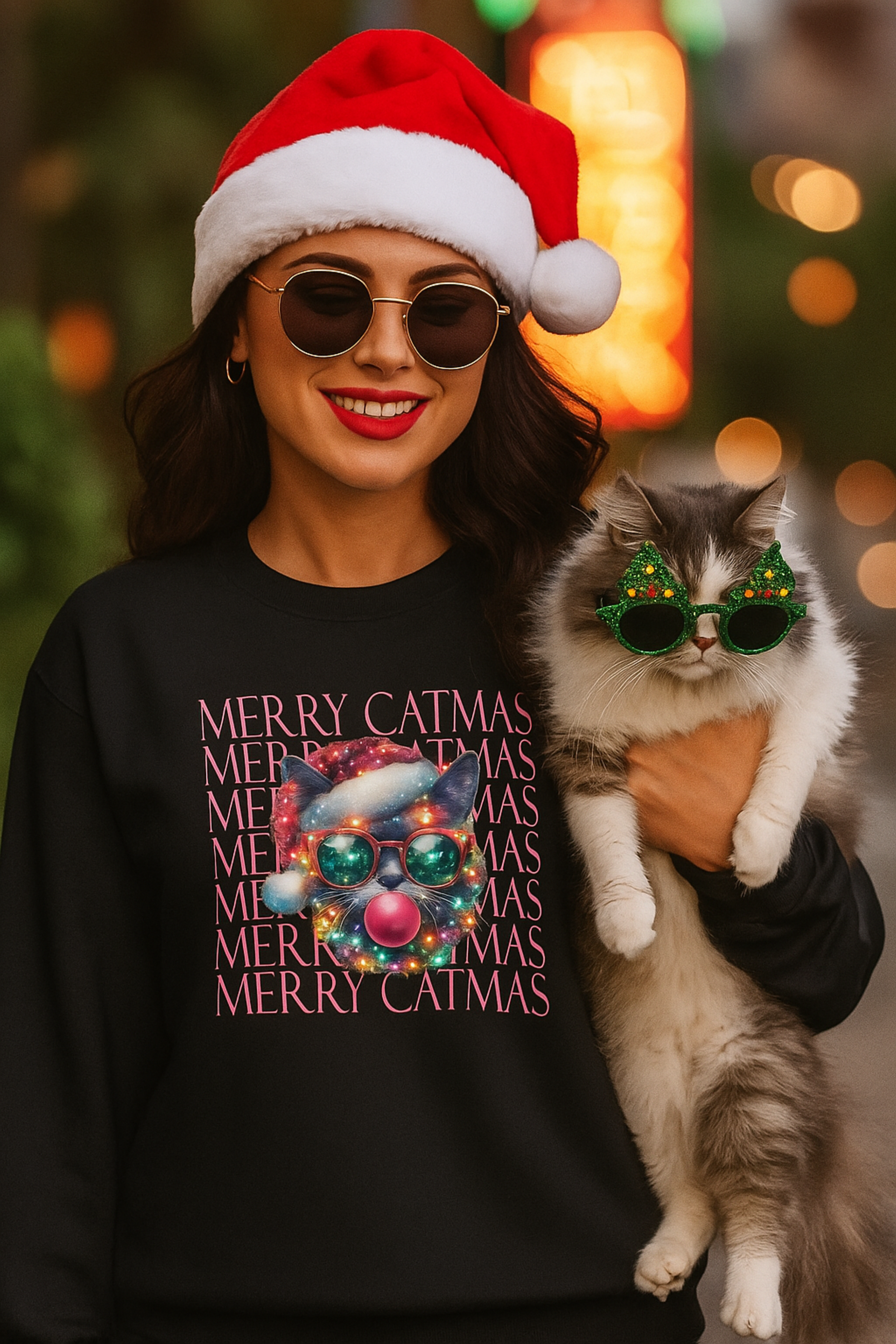 Merry Catmas Sweatshirt - Unisex