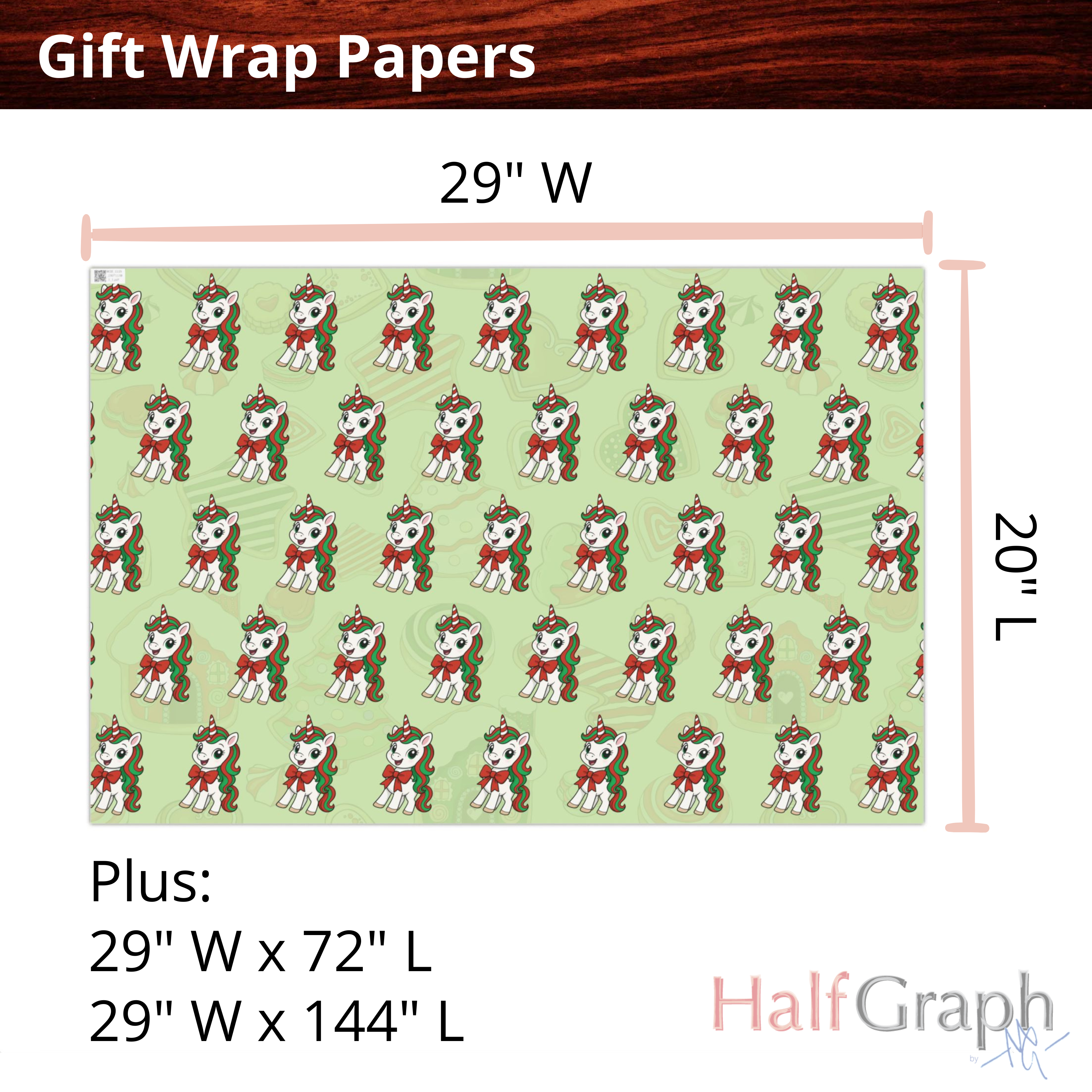 Peppermint Prancer Gift Wrap Papers, Cartoon Christmas Unicorn, Unique Gift Wrap, Wrapping Paper Roll, Gift Packaging Supplies, Animal Lover Gifts product thumbnail image Peppermint Prancer Gift Wrap Papers, Cartoon Christmas Unicorn, Unique Gift Wrap, Wrapping Paper Roll, Gift Packaging Supplies, Animal Lover Gifts product thumbnail image