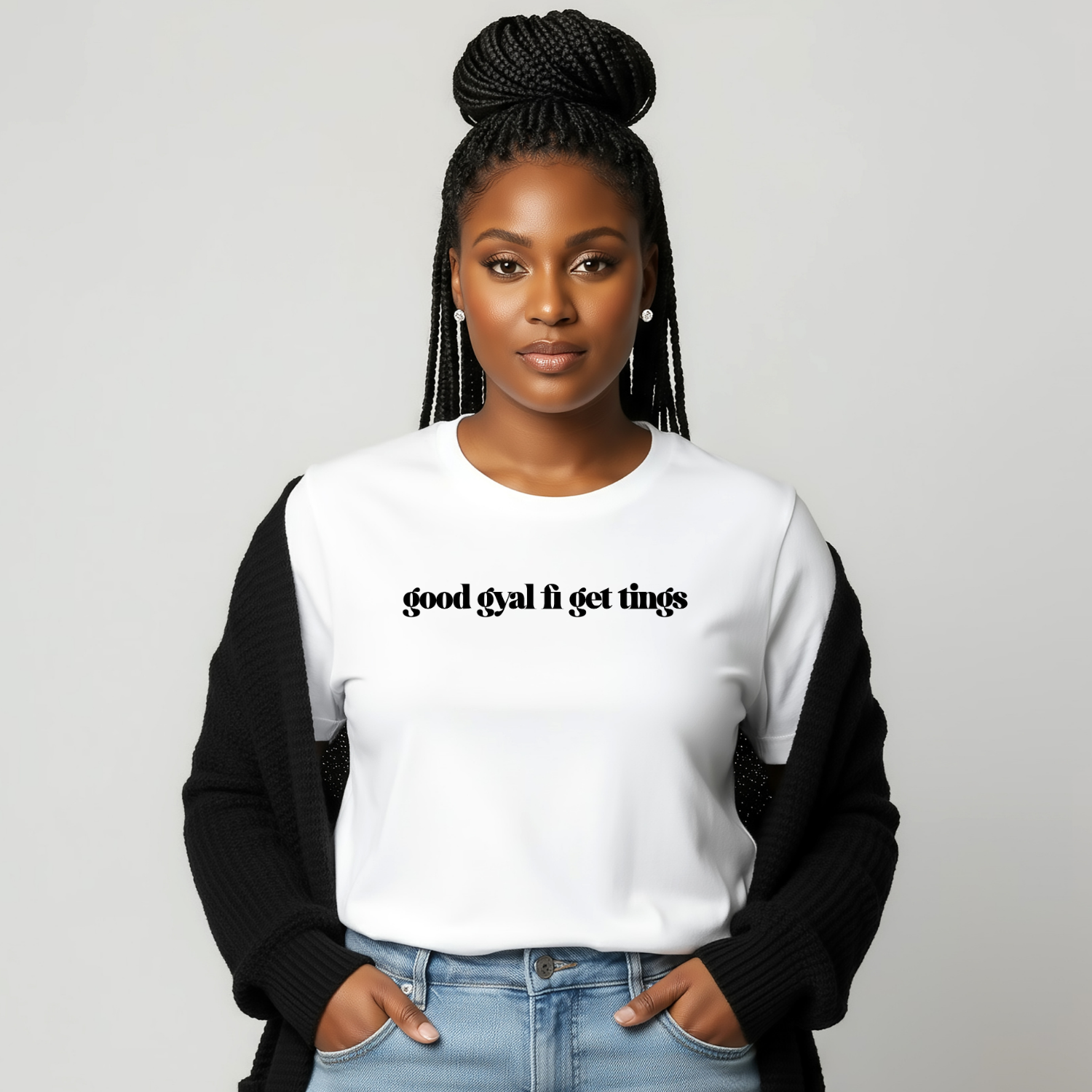 Good Gyal Fi Get Tings Tshirt product thumbnail image Good Gyal Fi Get Tings Tshirt product thumbnail image