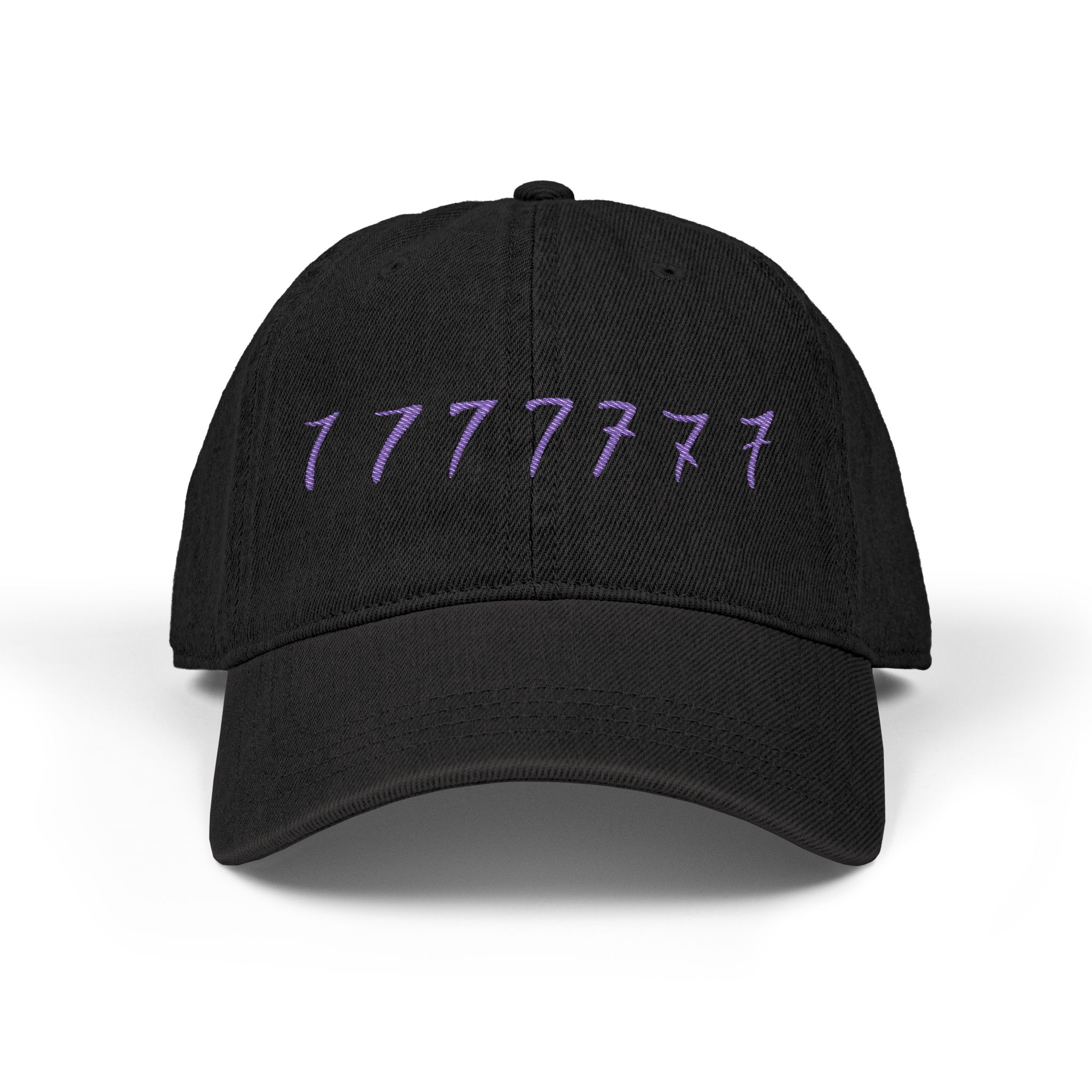Purple Thread Embroidered Denim Hat 7 Tattoo with BACK ARMY symbol product thumbnail image Purple Thread Embroidered Denim Hat 7 Tattoo with BACK ARMY symbol product thumbnail image