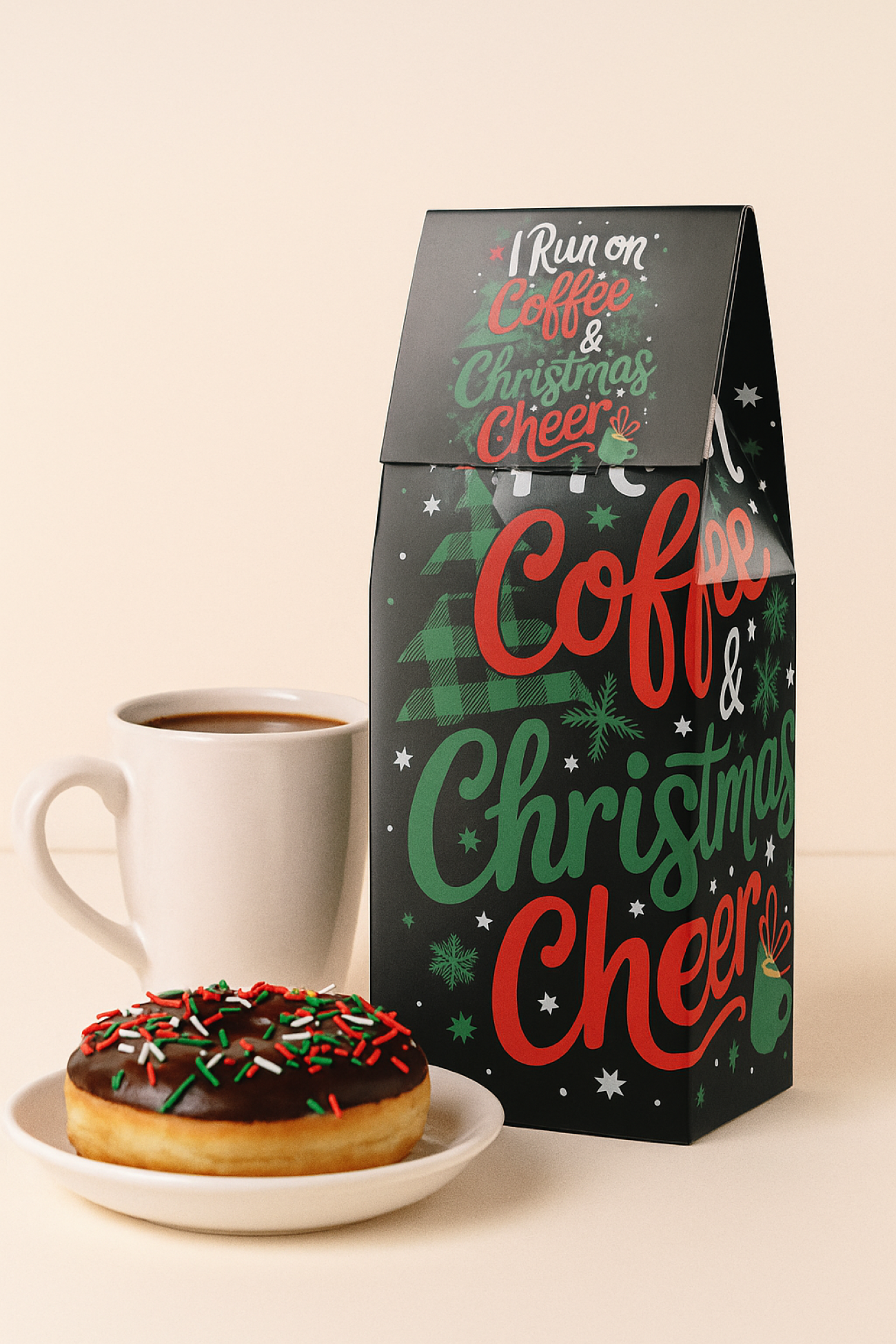 I Run on Coffee and Christmas Cheer - Broken Top Coffee Blend (Medium Roast)