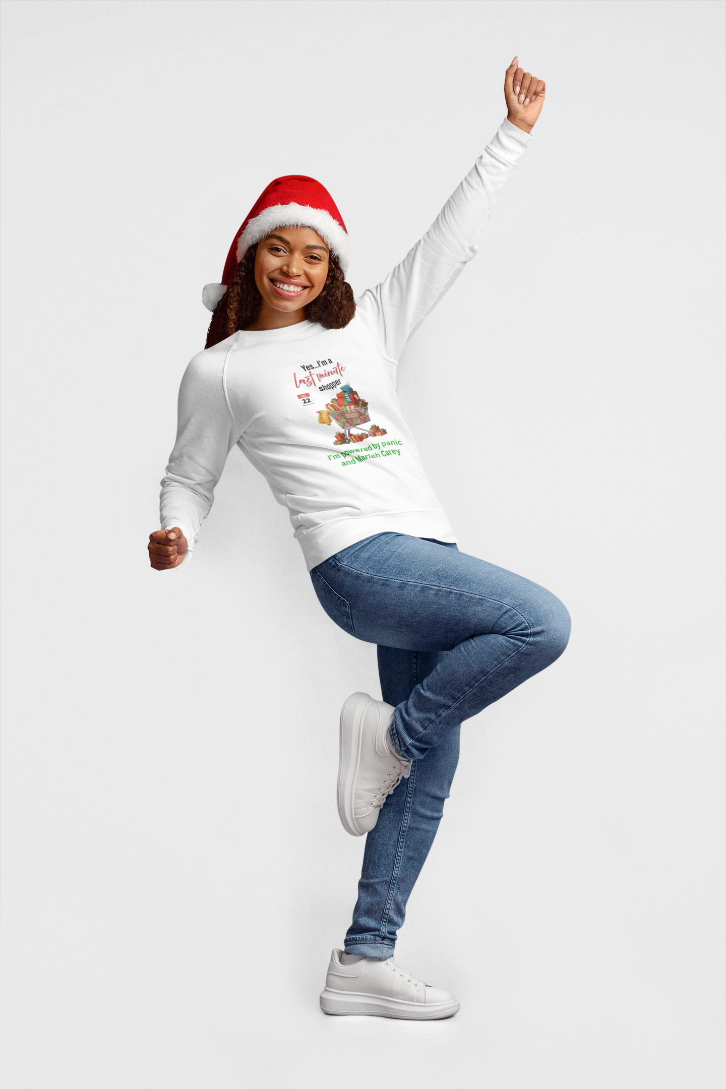 Panic & Peppermint Power-Up Crewneck Sweatshirt Panic & Peppermint Power-Up Crewneck Sweatshirt