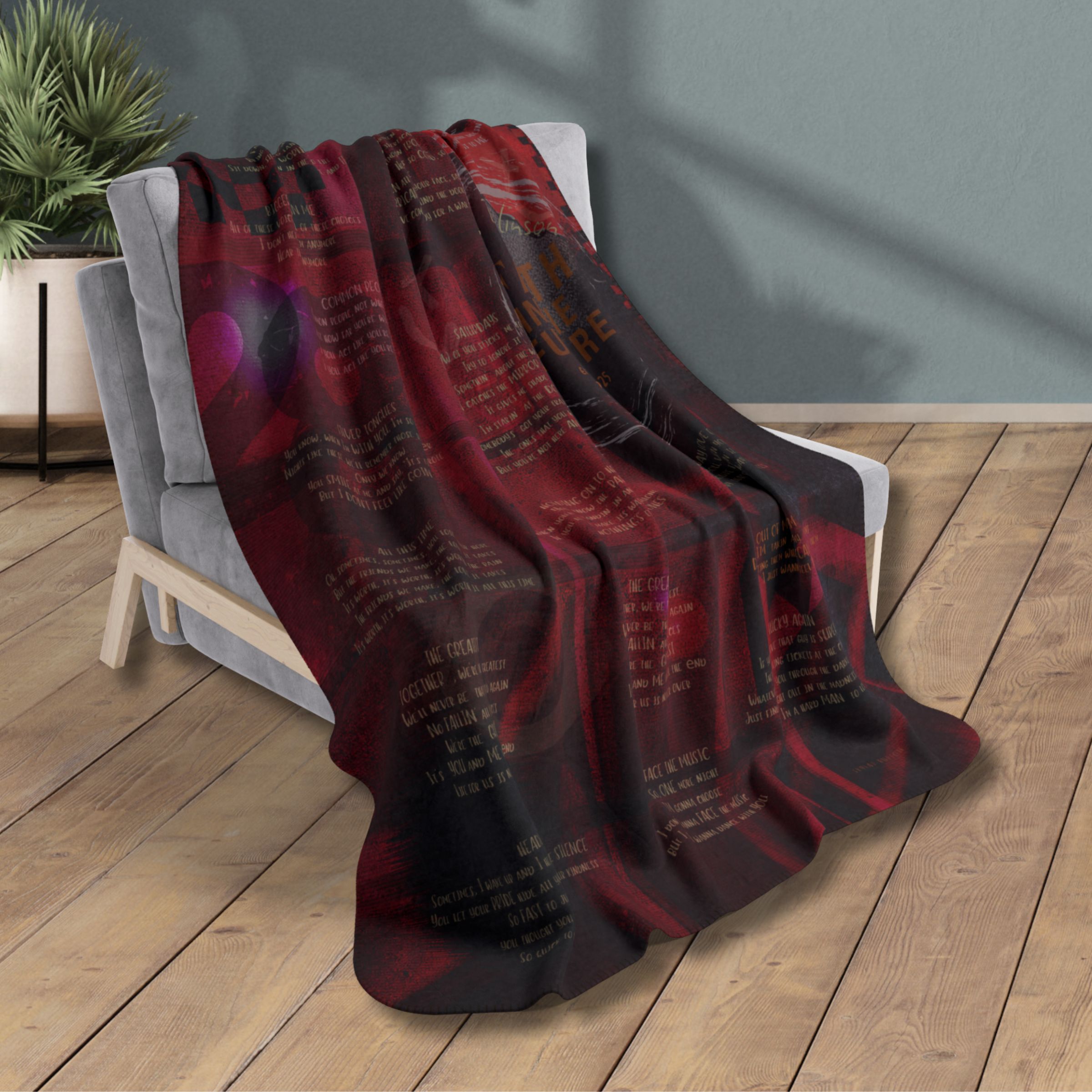 Faith in the Future Louis Tomlinson Tour Era Fleece Sherpa Blanket - Soft Throw for Soulful Moments, Gift for Friendship, Birthday, Home Decor, Relaxation product thumbnail image