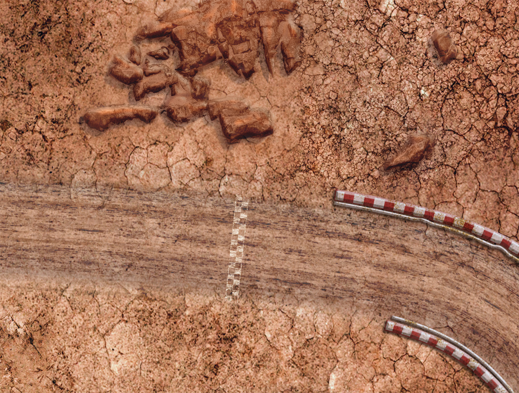 Racetrack 60" x 80" Plush Cloth Playmat product thumbnail image Racetrack 60" x 80" Plush Cloth Playmat product thumbnail image