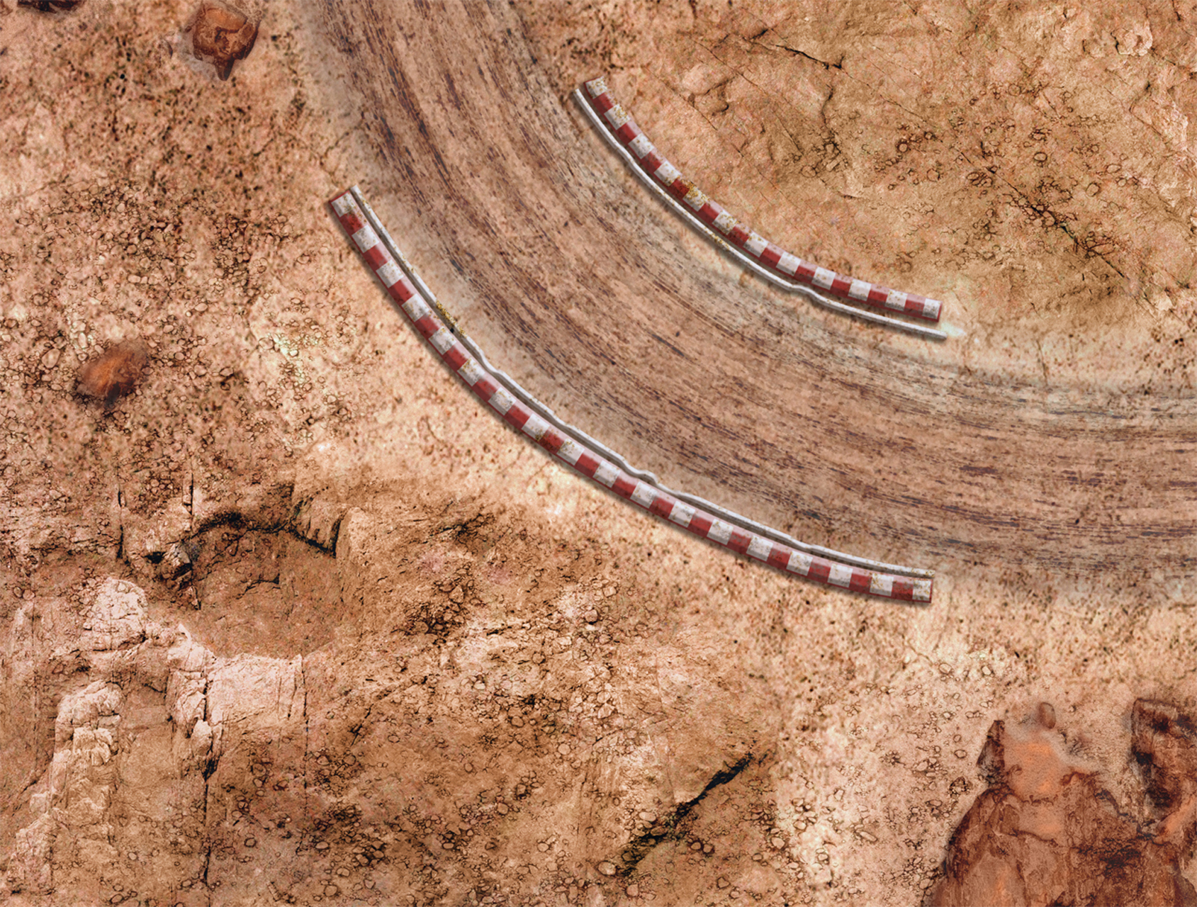 Racetrack 60" x 80" Plush Cloth Playmat product thumbnail image Racetrack 60" x 80" Plush Cloth Playmat product thumbnail image