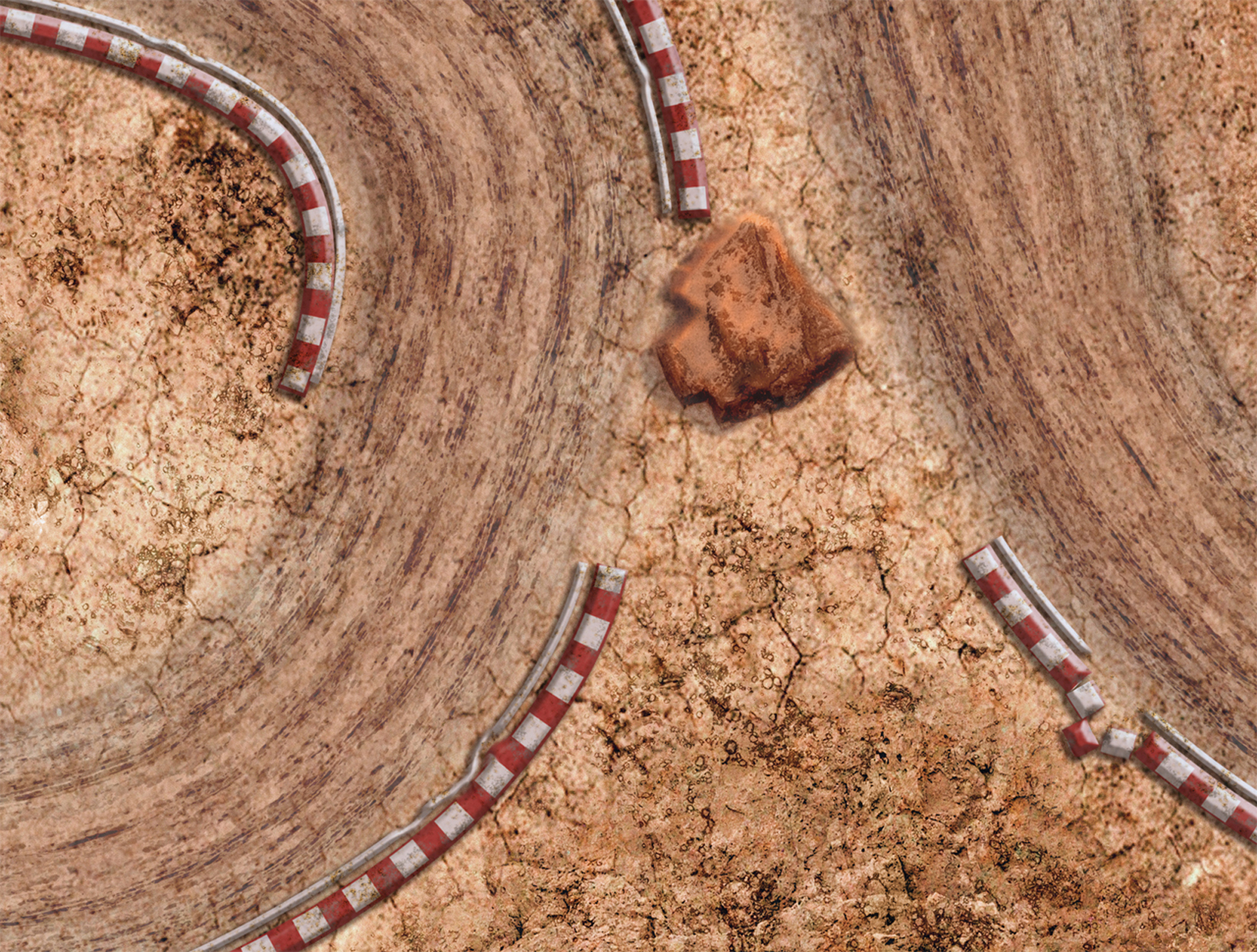 Racetrack 60" x 80" Plush Cloth Playmat product thumbnail image Racetrack 60" x 80" Plush Cloth Playmat product thumbnail image