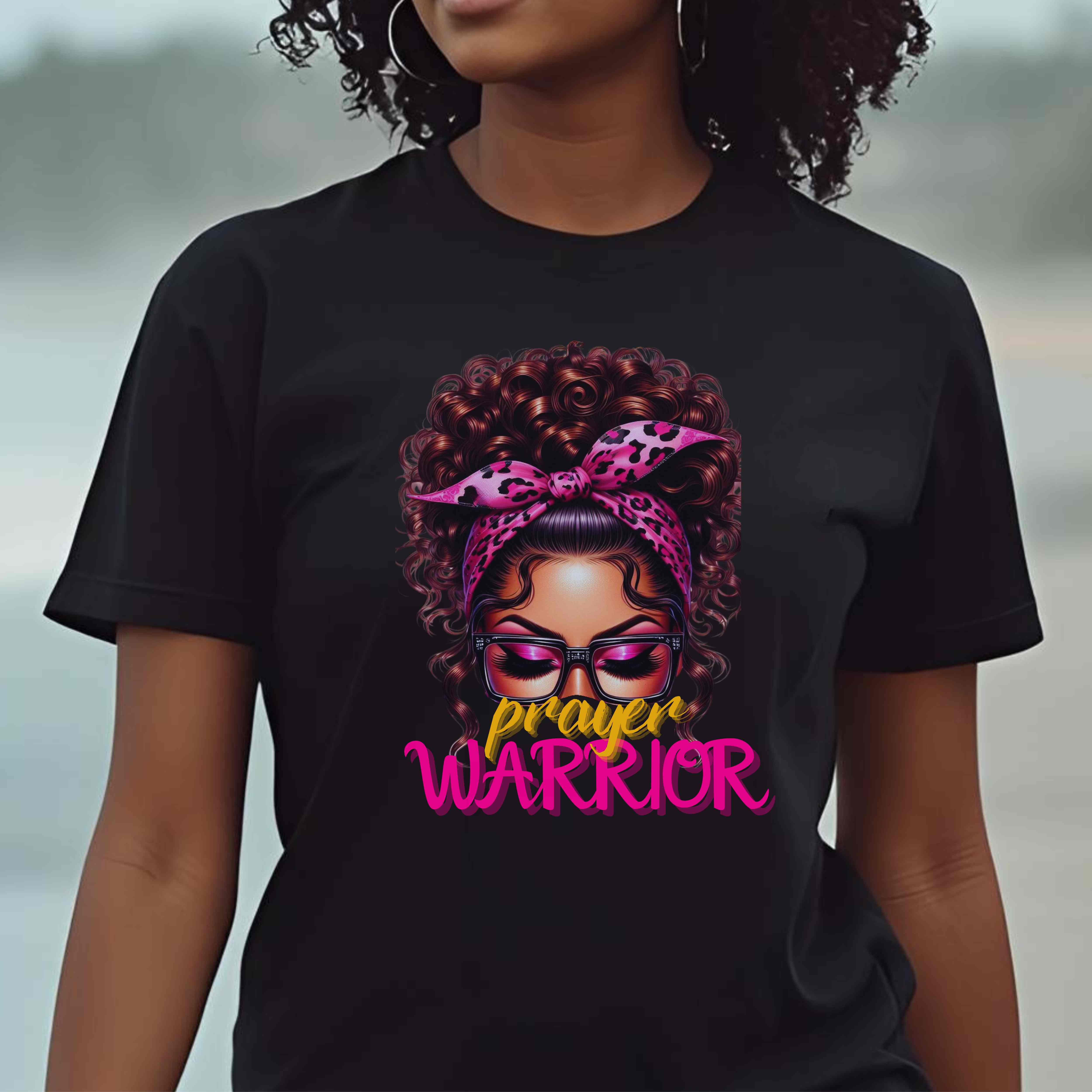 "Prayer Warrior" – Wear Your Faith. Walk in Power, Women's Empowerment Gift, Women's Cotton Short Sleeve T-Shirt "Prayer Warrior" – Wear Your Faith. Walk in Power, Women's Empowerment Gift, Women's Cotton Short Sleeve T-Shirt