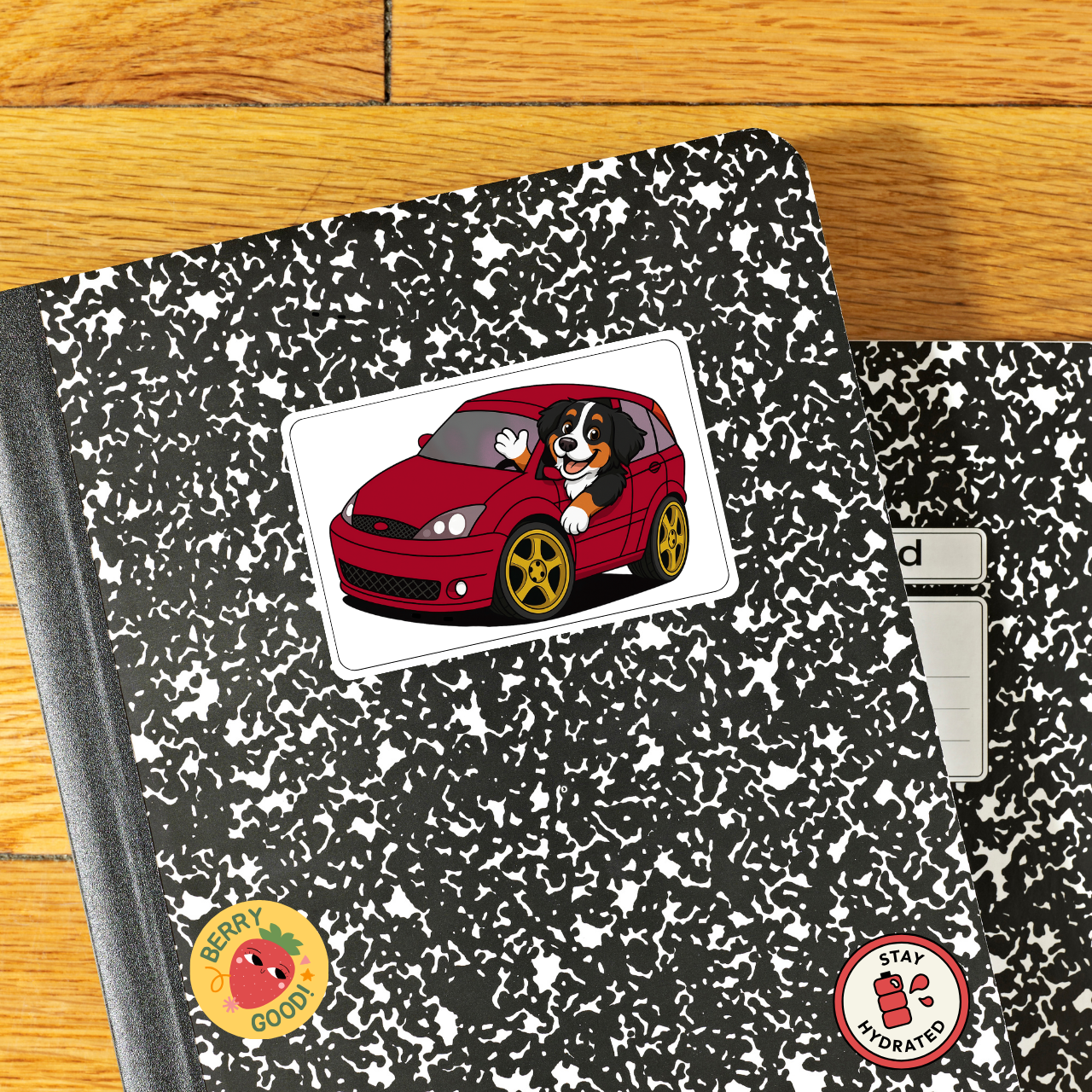 BMD Driving Car (Red) - Vinyl Decal - Perfect for Pet Lovers, Laptop Stickers, Home Decor, Gift Ideas, and Animal Enthusiasts product thumbnail image BMD Driving Car (Red) - Vinyl Decal - Perfect for Pet Lovers, Laptop Stickers, Home Decor, Gift Ideas, and Animal Enthusiasts product thumbnail image