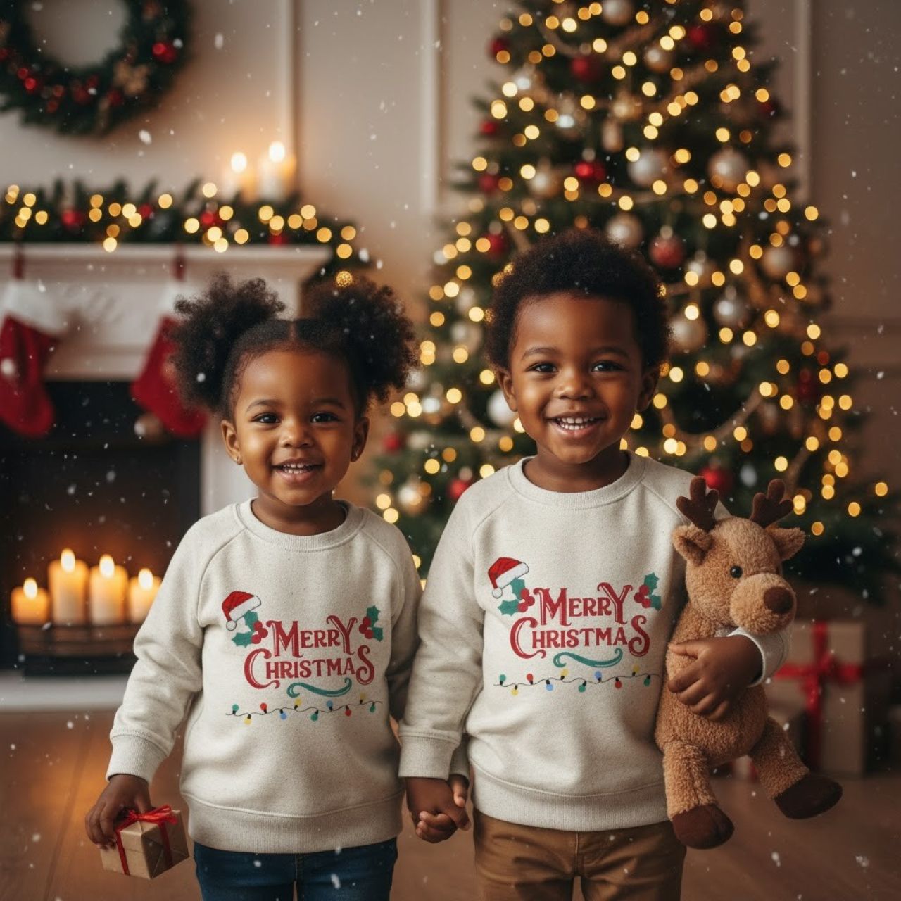 Merry Christmas Toddler Sweatshirt product thumbnail image