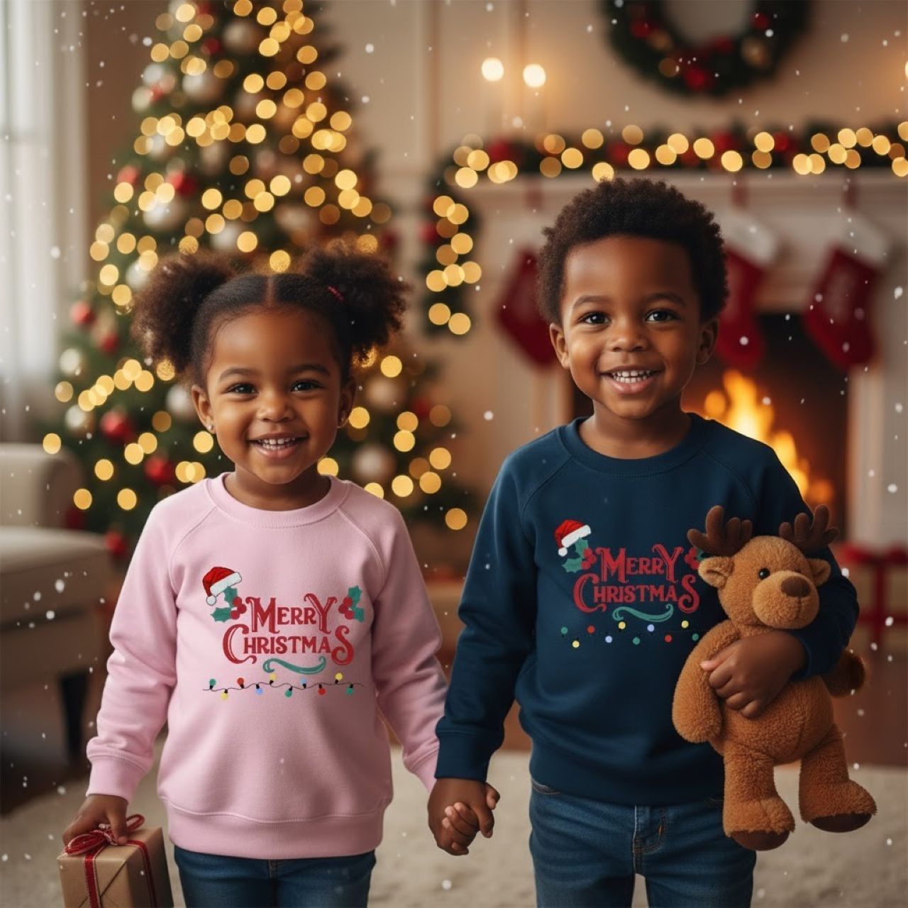 Merry Christmas Toddler Sweatshirt product thumbnail image