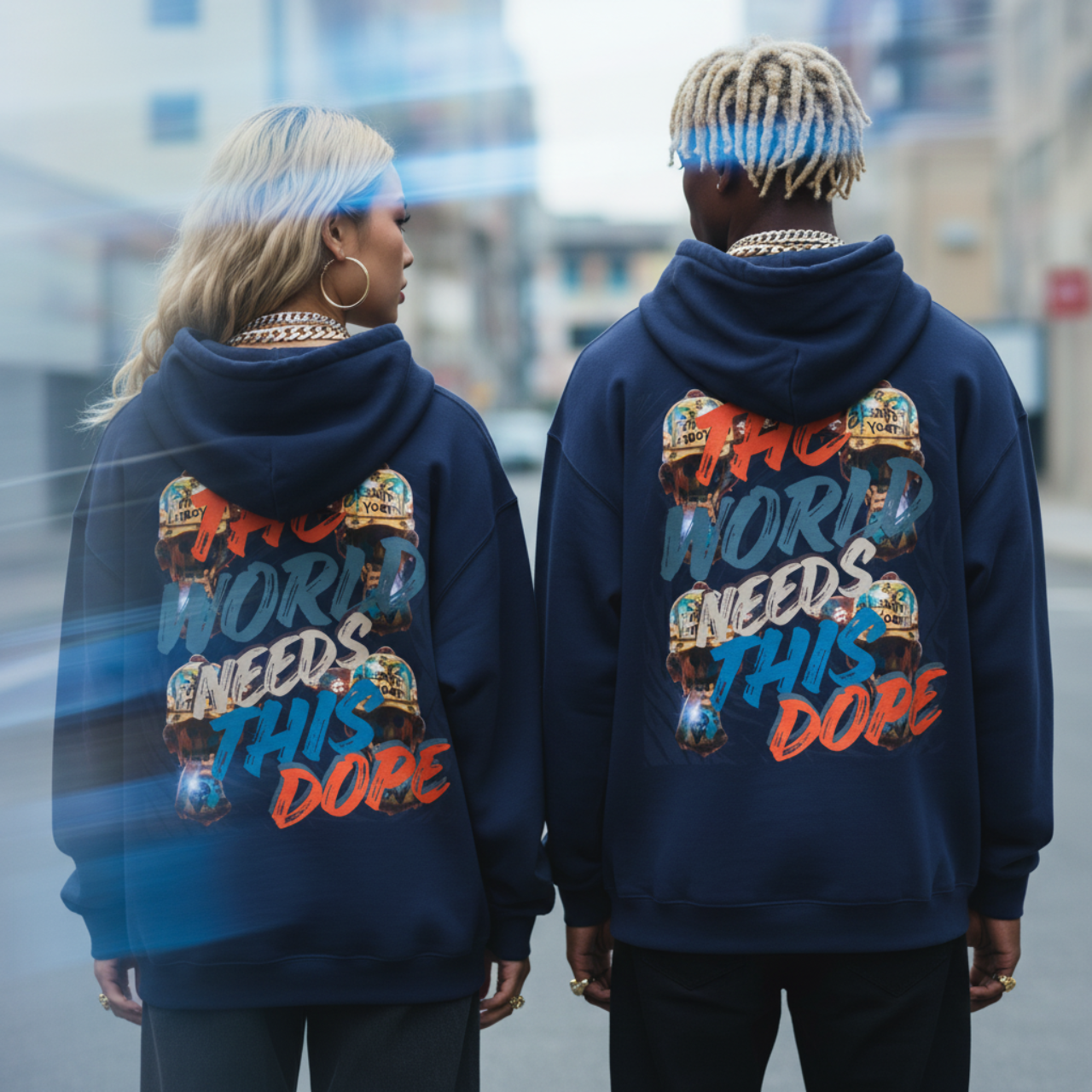 RISE &amp; REBUILD JAMAICA Hurricane Melissa Charity Hoodie - Future Fatboi Drip Art Streetwear product thumbnail image