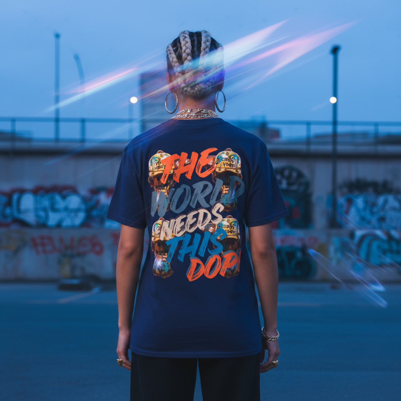 Future Fatboi "RISE & REBUILD JAMAICA” - “THE WORLD NEEDS THIS DOPE Hurricane Melissa Charity Relief, Unisex Graphic Tee product thumbnail image Future Fatboi "RISE & REBUILD JAMAICA” - “THE WORLD NEEDS THIS DOPE Hurricane Melissa Charity Relief, Unisex Graphic Tee product thumbnail image