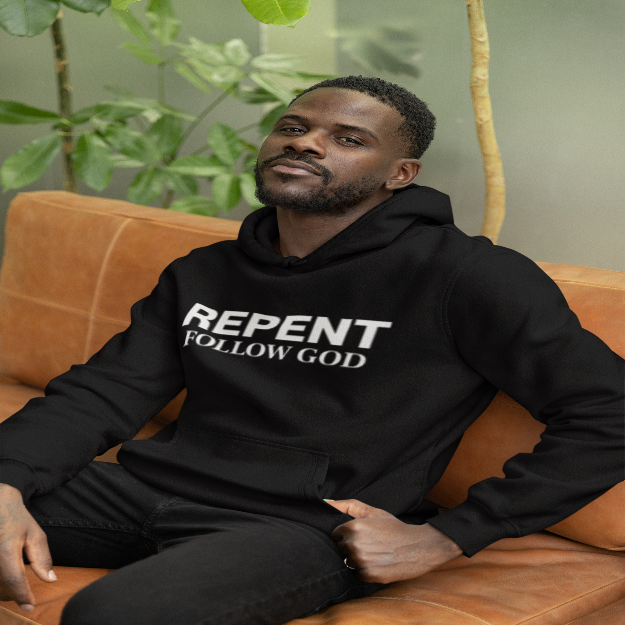 Repent x Follow God Hoodie (Jeremiah 8:5) product thumbnail image Repent x Follow God Hoodie (Jeremiah 8:5) product thumbnail image
