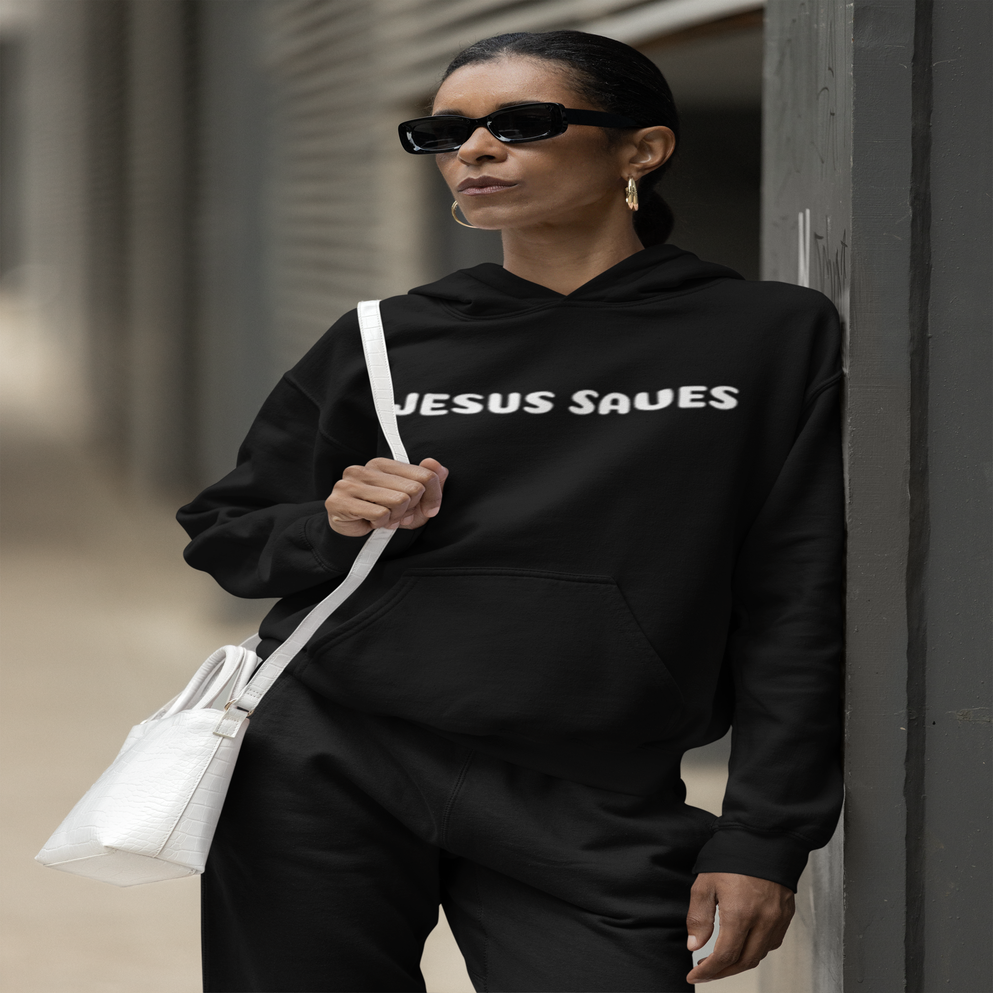 Jesus Saves Hoodie (Psalm 30:2) product thumbnail image Jesus Saves Hoodie (Psalm 30:2) product thumbnail image