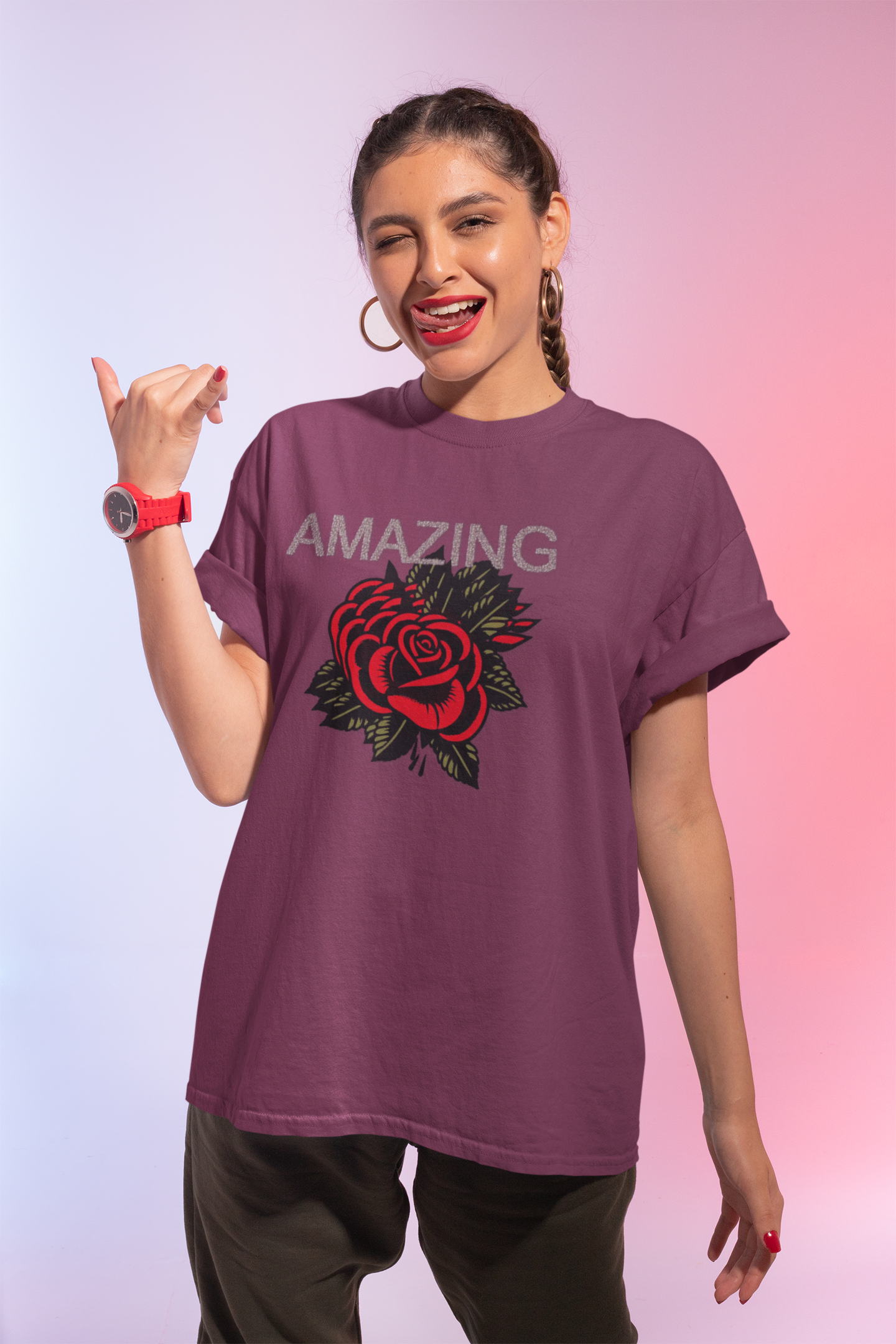 Amazing Rose T-Shirt product thumbnail image Amazing Rose T-Shirt product thumbnail image