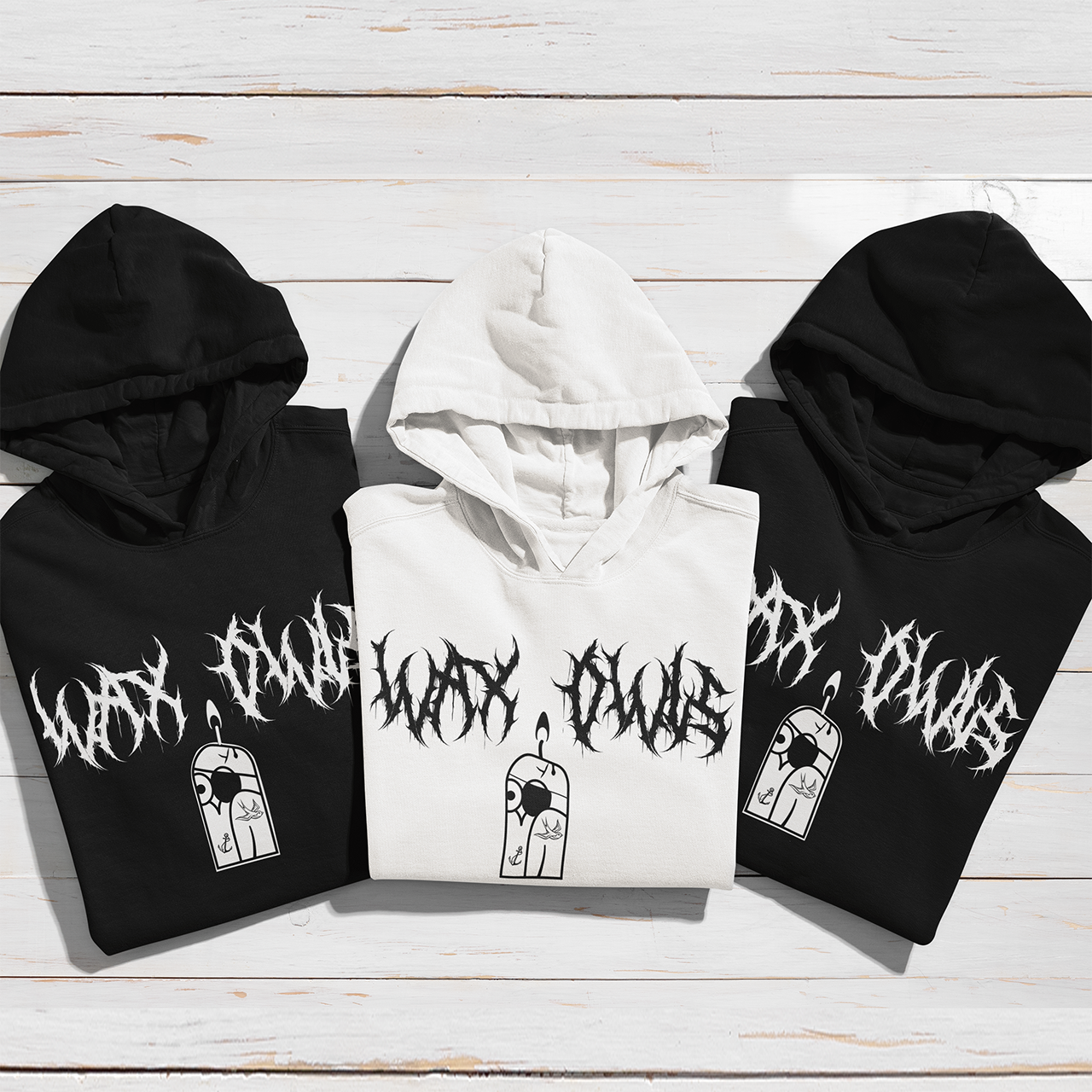 Wax Owls Fleece Hoodie product thumbnail image Wax Owls Fleece Hoodie product thumbnail image