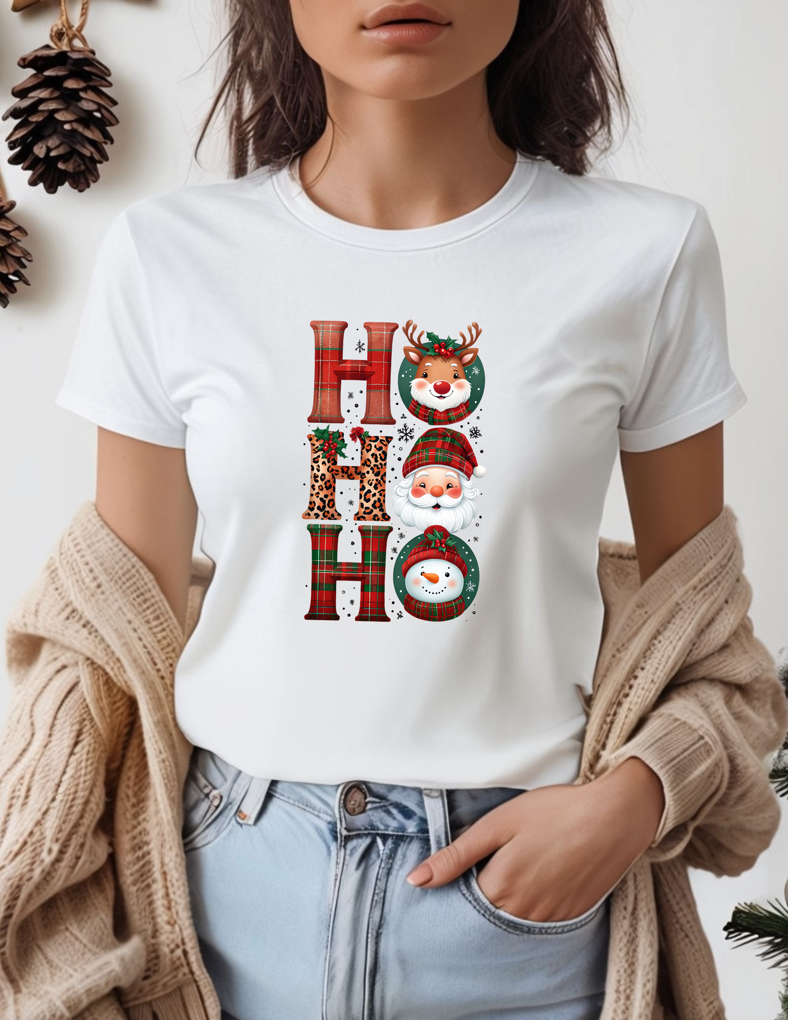 Christmas 'HO HO HO' Women's Holiday Shirt