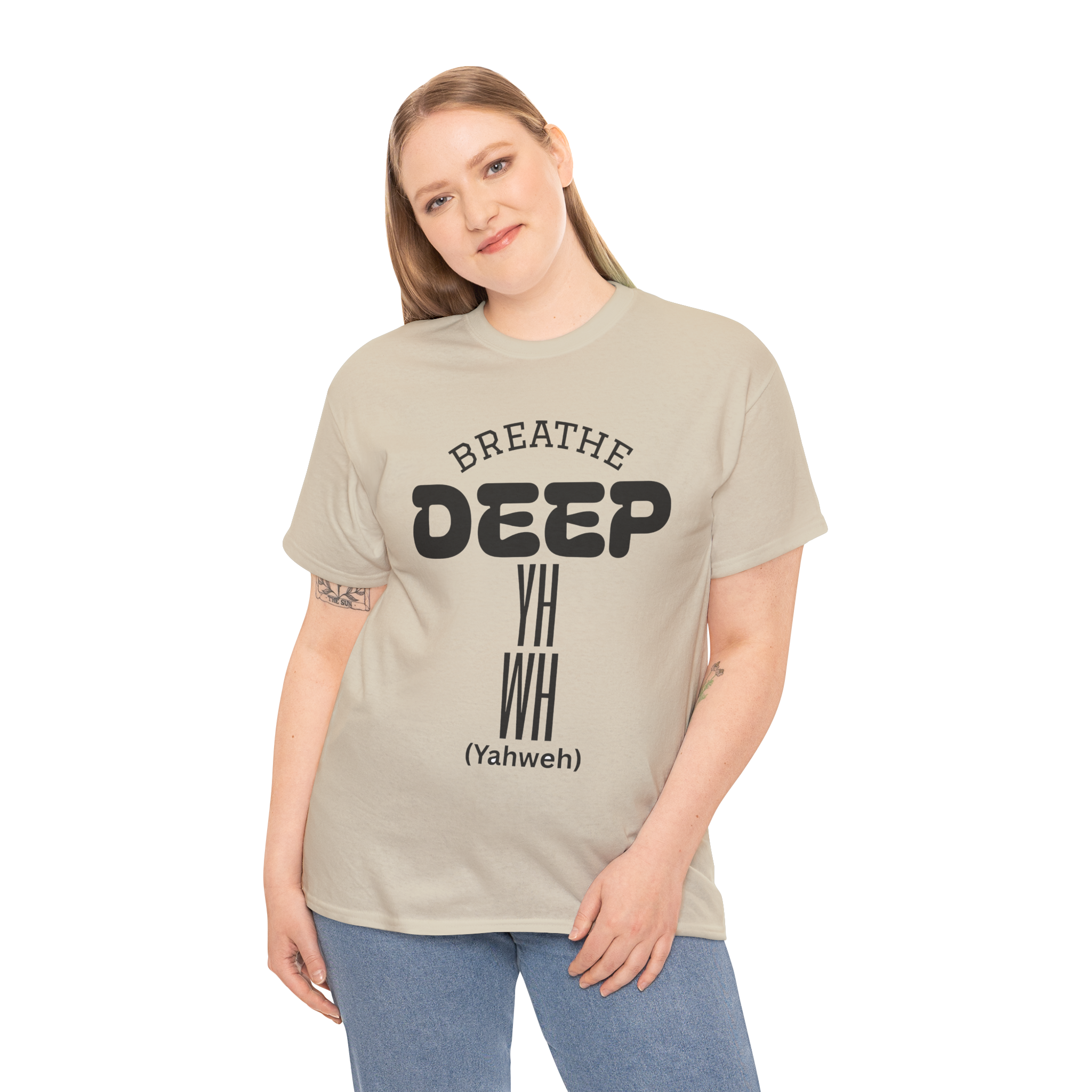 Yahweh Vertical Scripture Tee, Religious Shirt, Faith Shirt, Christian Gift, Gift For Christian, Sunday Church Shirt, Marian Catholic Shirt, Jesus product thumbnail image