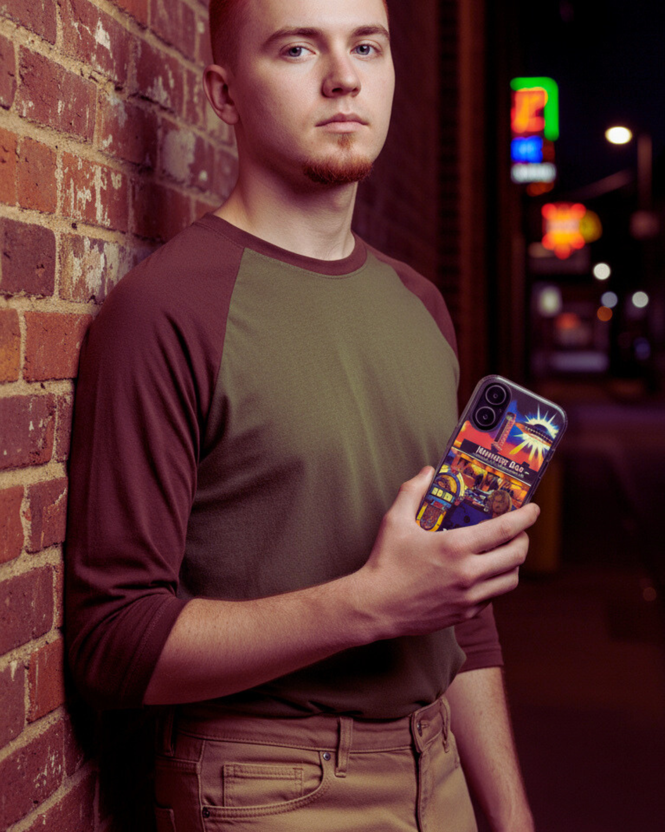 Retro Sci-Fi Cowboy Phone Case for iPhone – Sol “Stolen Fire” Nowhere Bar Edition – 1940s Pulp Fiction Pin-up Poster Art, Personalized MagSafe, Roswell UFO Gift for iPhone 14-17 product thumbnail image Retro Sci-Fi Cowboy Phone Case for iPhone – Sol “Stolen Fire” Nowhere Bar Edition – 1940s Pulp Fiction Pin-up Poster Art, Personalized MagSafe, Roswell UFO Gift for iPhone 14-17 product thumbnail image