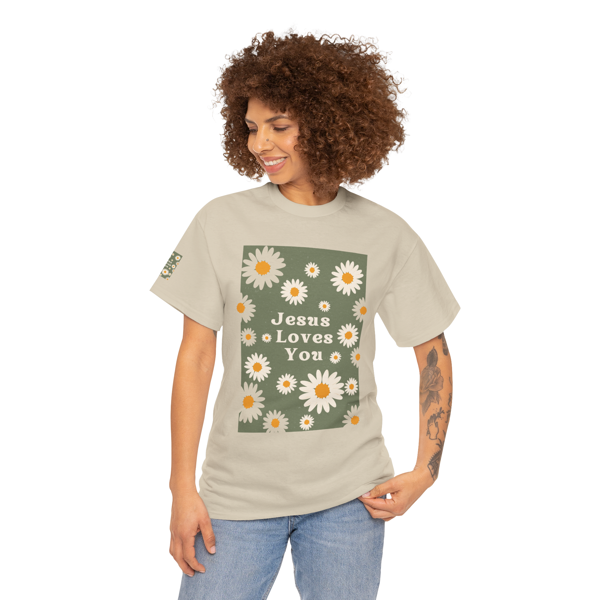 Inspirational Tee, Religious Shirt, Faith Shirt, Christian Gift, Gift For Christian, Sunday Church Shirt, Marian Catholic Shirt, Jesus product thumbnail image