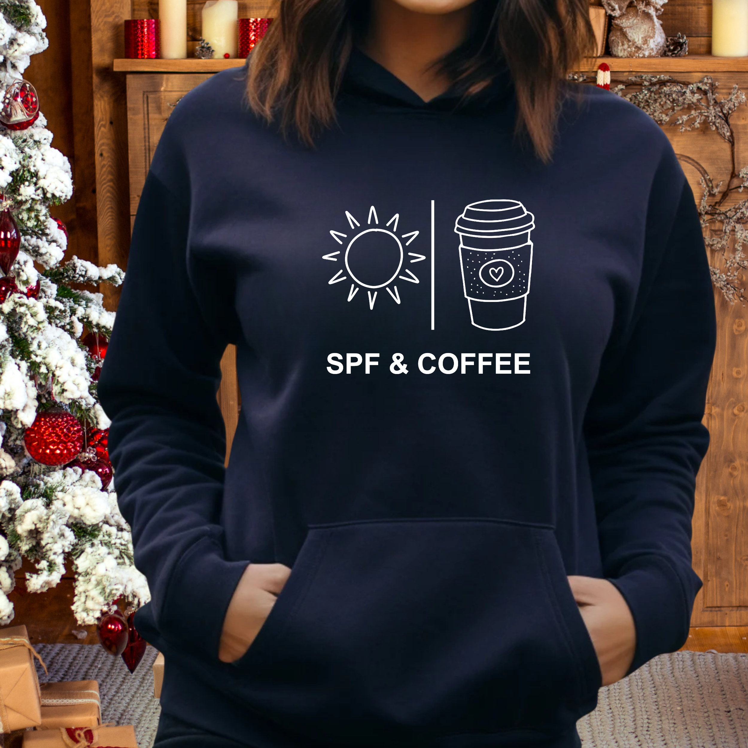 Dark  SPF &amp; Coffee – Hoodie product thumbnail image