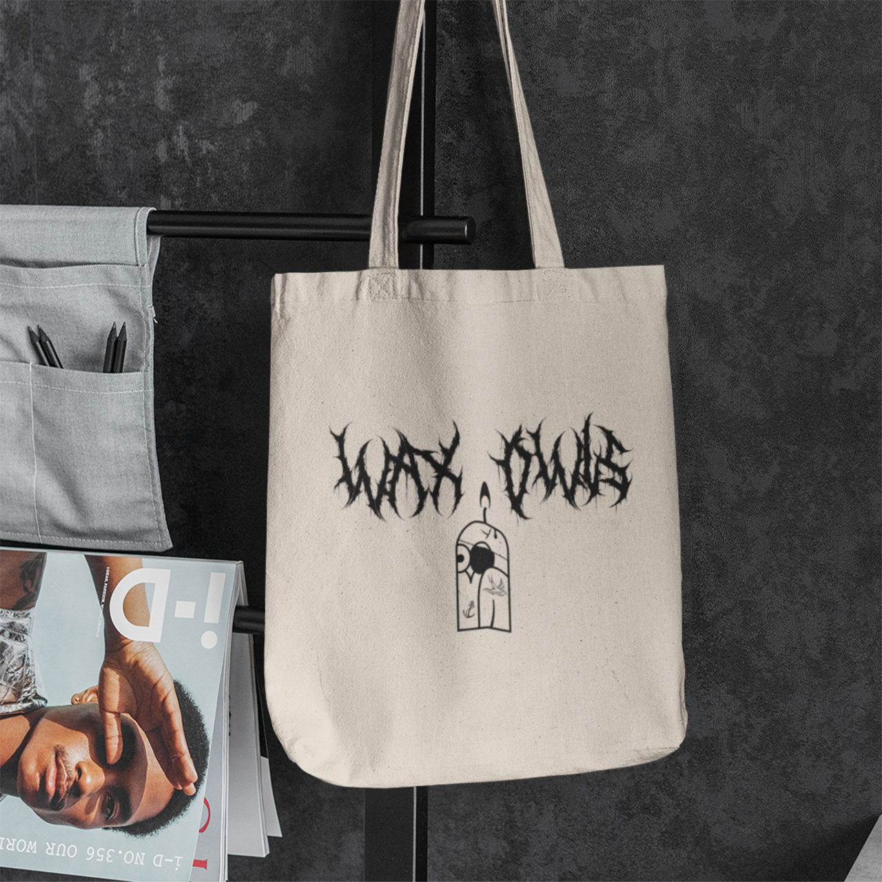 Wax Owls Canvas Tote Bag product thumbnail image Wax Owls Canvas Tote Bag product thumbnail image