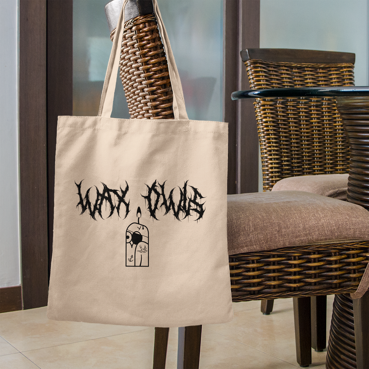 Wax Owls Canvas Tote Bag
