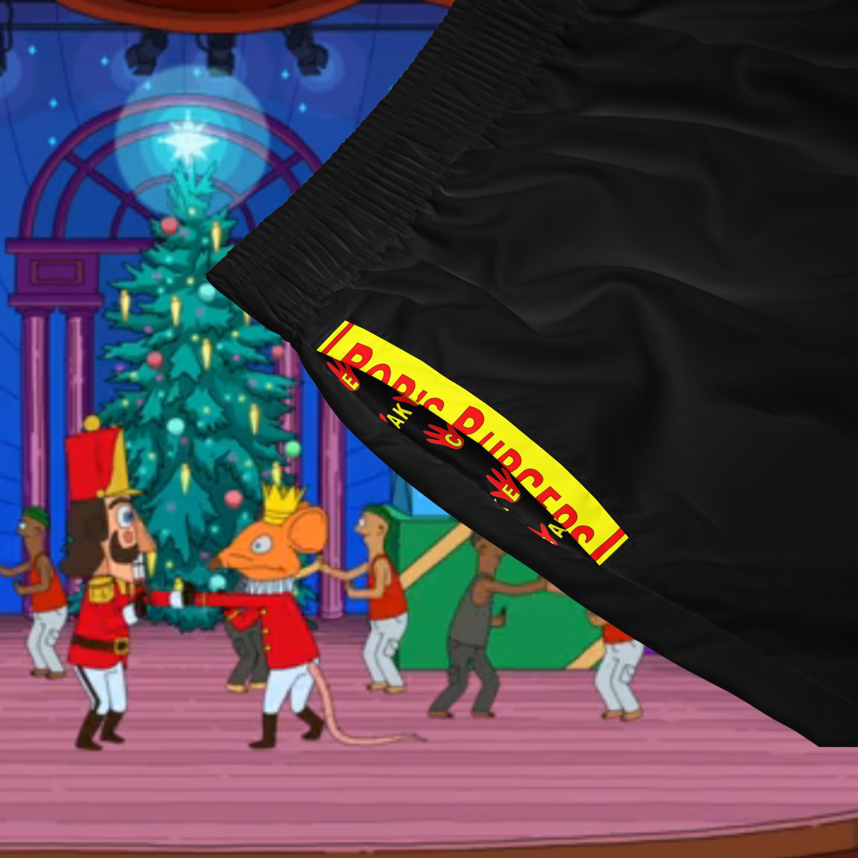 Bob's Burgers Cake Concert Men's Jogger Shorts, Lounge Pants product thumbnail image Bob's Burgers Cake Concert Men's Jogger Shorts, Lounge Pants product thumbnail image