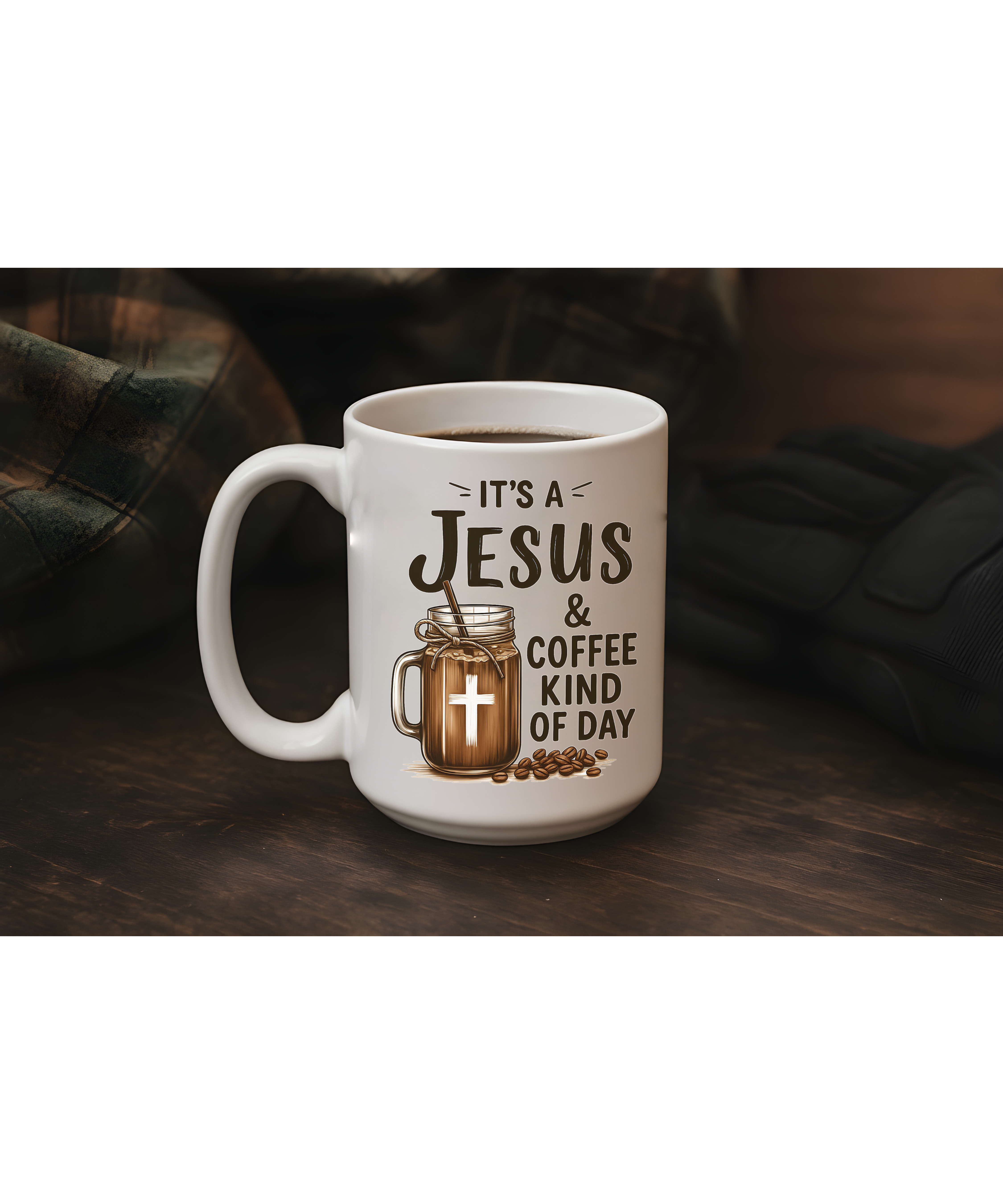 “It’s a Jesus & Coffee Kind of Day Christian Mug – Faith and Caffeine Quote Ceramic Cup, Java & Jesus, Christian, Dishwasher & Microwave Safe 11oz or 15oz Coffee Gift product thumbnail image “It’s a Jesus & Coffee Kind of Day Christian Mug – Faith and Caffeine Quote Ceramic Cup, Java & Jesus, Christian, Dishwasher & Microwave Safe 11oz or 15oz Coffee Gift product thumbnail image