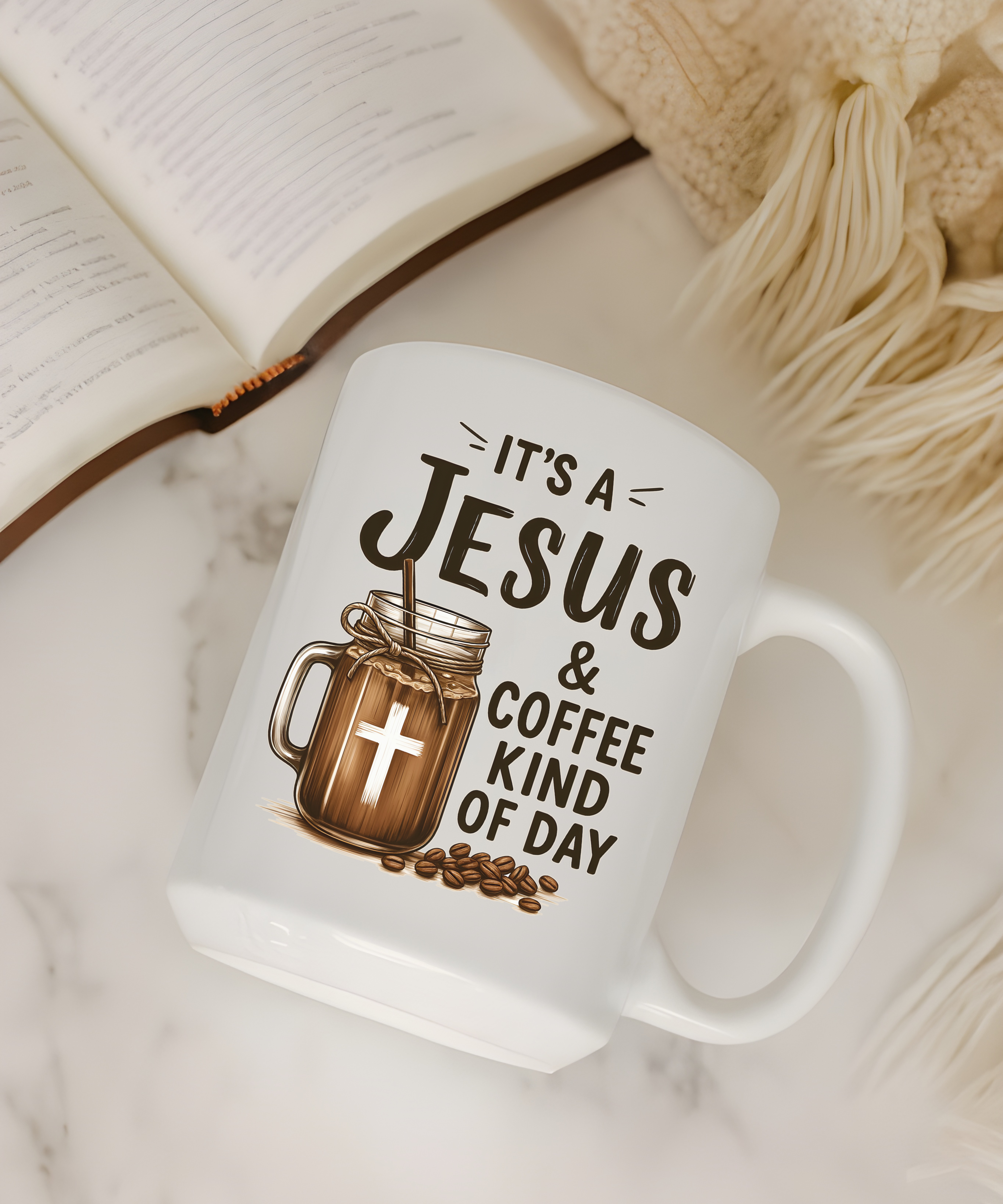 “It’s a Jesus & Coffee Kind of Day Christian Mug – Faith and Caffeine Quote Ceramic Cup, Java & Jesus, Christian, Dishwasher & Microwave Safe 11oz or 15oz Coffee Gift product thumbnail image “It’s a Jesus & Coffee Kind of Day Christian Mug – Faith and Caffeine Quote Ceramic Cup, Java & Jesus, Christian, Dishwasher & Microwave Safe 11oz or 15oz Coffee Gift product thumbnail image