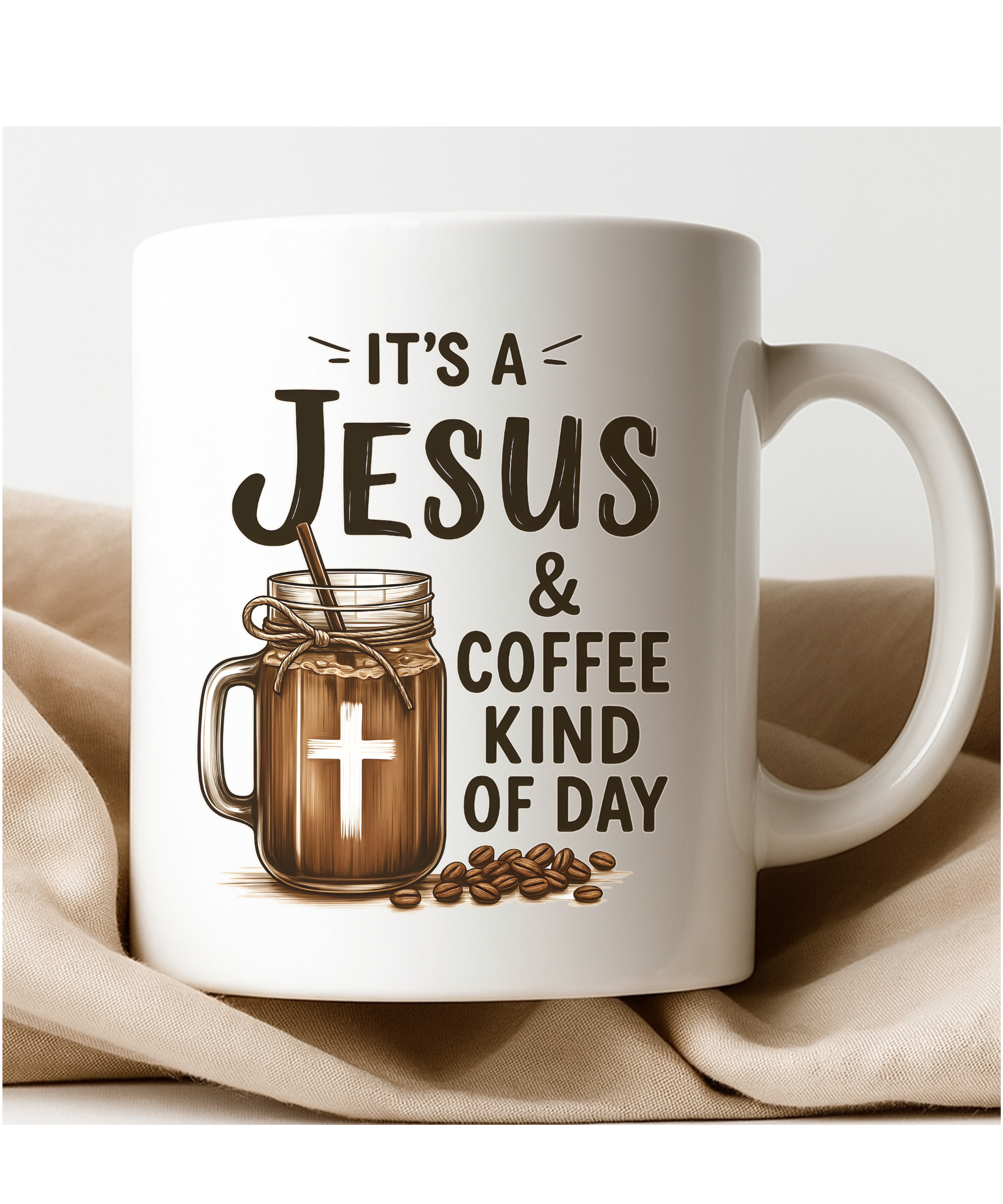 “It’s a Jesus & Coffee Kind of Day Christian Mug – Faith and Caffeine Quote Ceramic Cup, Java & Jesus, Christian, Dishwasher & Microwave Safe 11oz or 15oz Coffee Gift product thumbnail image “It’s a Jesus & Coffee Kind of Day Christian Mug – Faith and Caffeine Quote Ceramic Cup, Java & Jesus, Christian, Dishwasher & Microwave Safe 11oz or 15oz Coffee Gift product thumbnail image