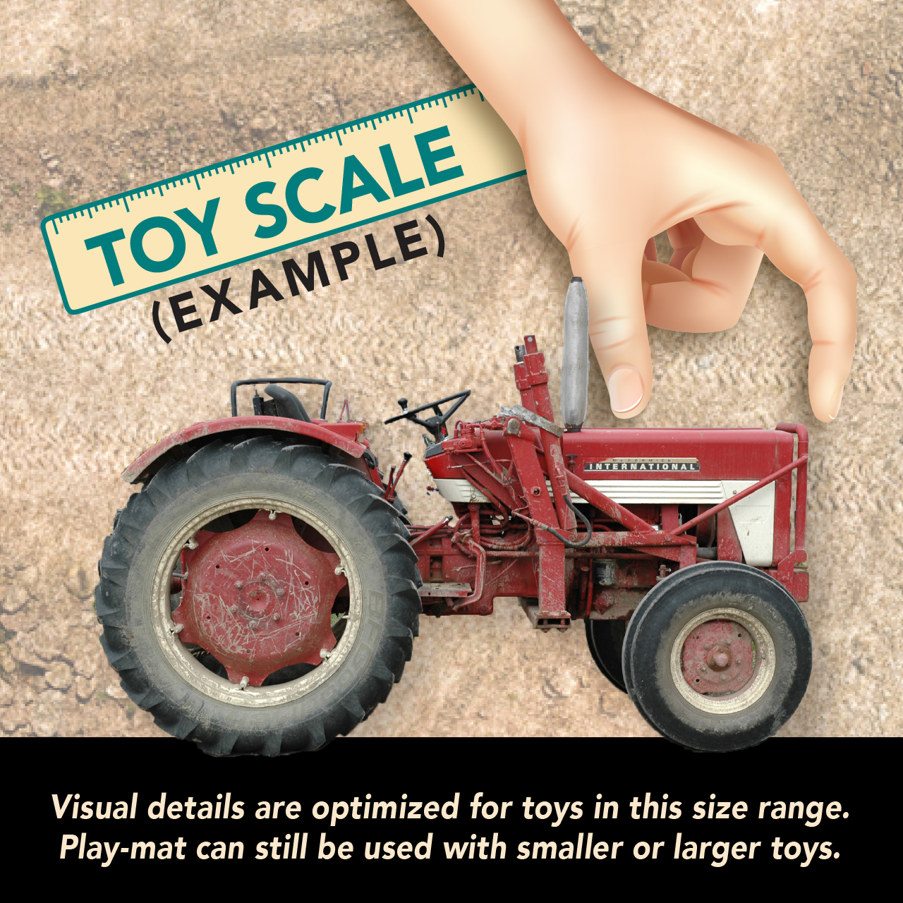 Farm Life 60" x 80" Plush Cloth Playmat product thumbnail image Farm Life 60" x 80" Plush Cloth Playmat product thumbnail image