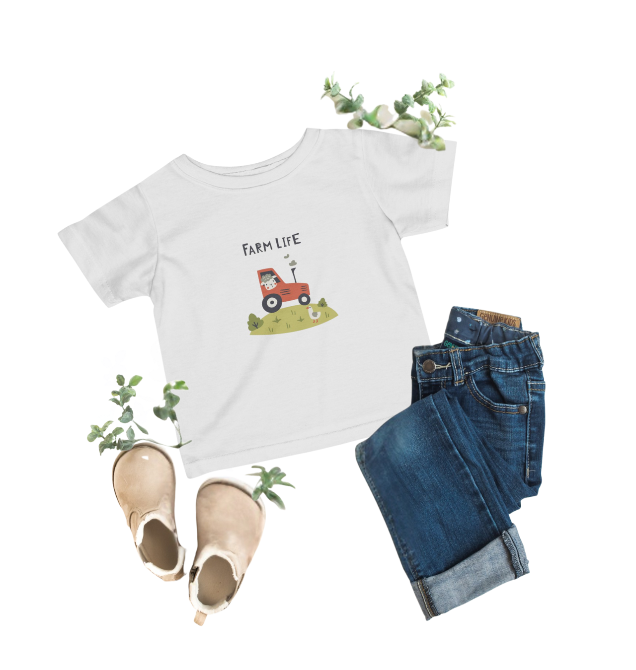 Farm Life Baby and Toddler T Shirt product thumbnail image Farm Life Baby and Toddler T Shirt product thumbnail image
