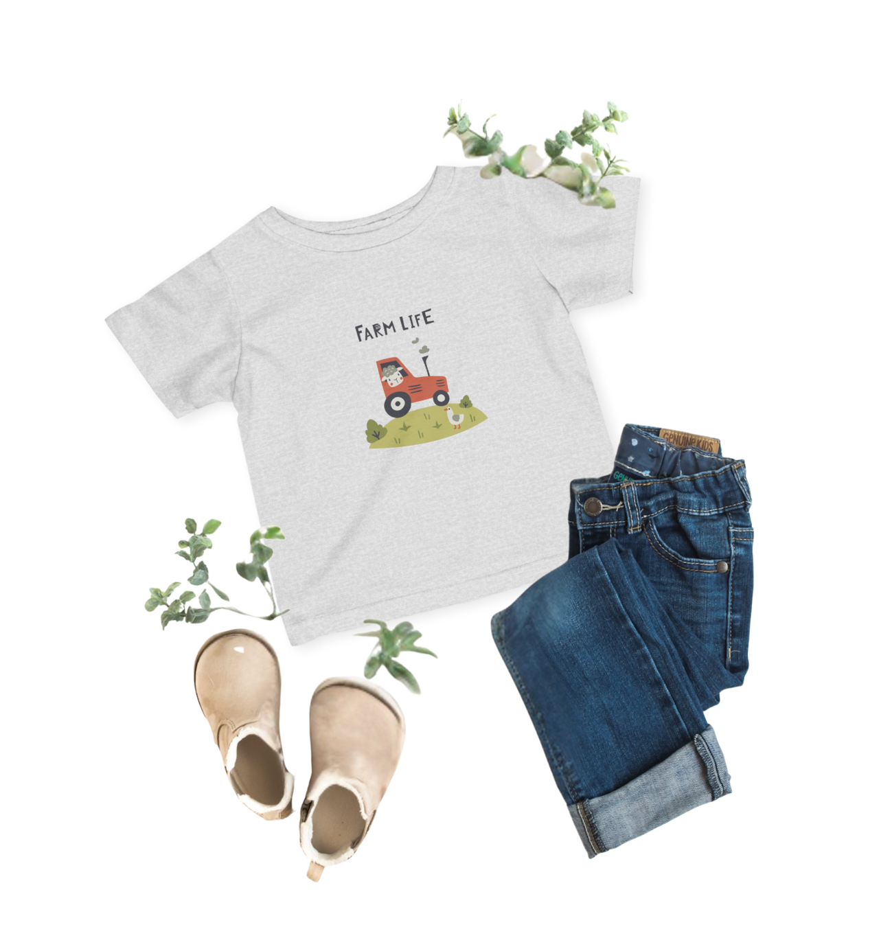 Farm Life Baby and Toddler T Shirt Farm Life Baby and Toddler T Shirt