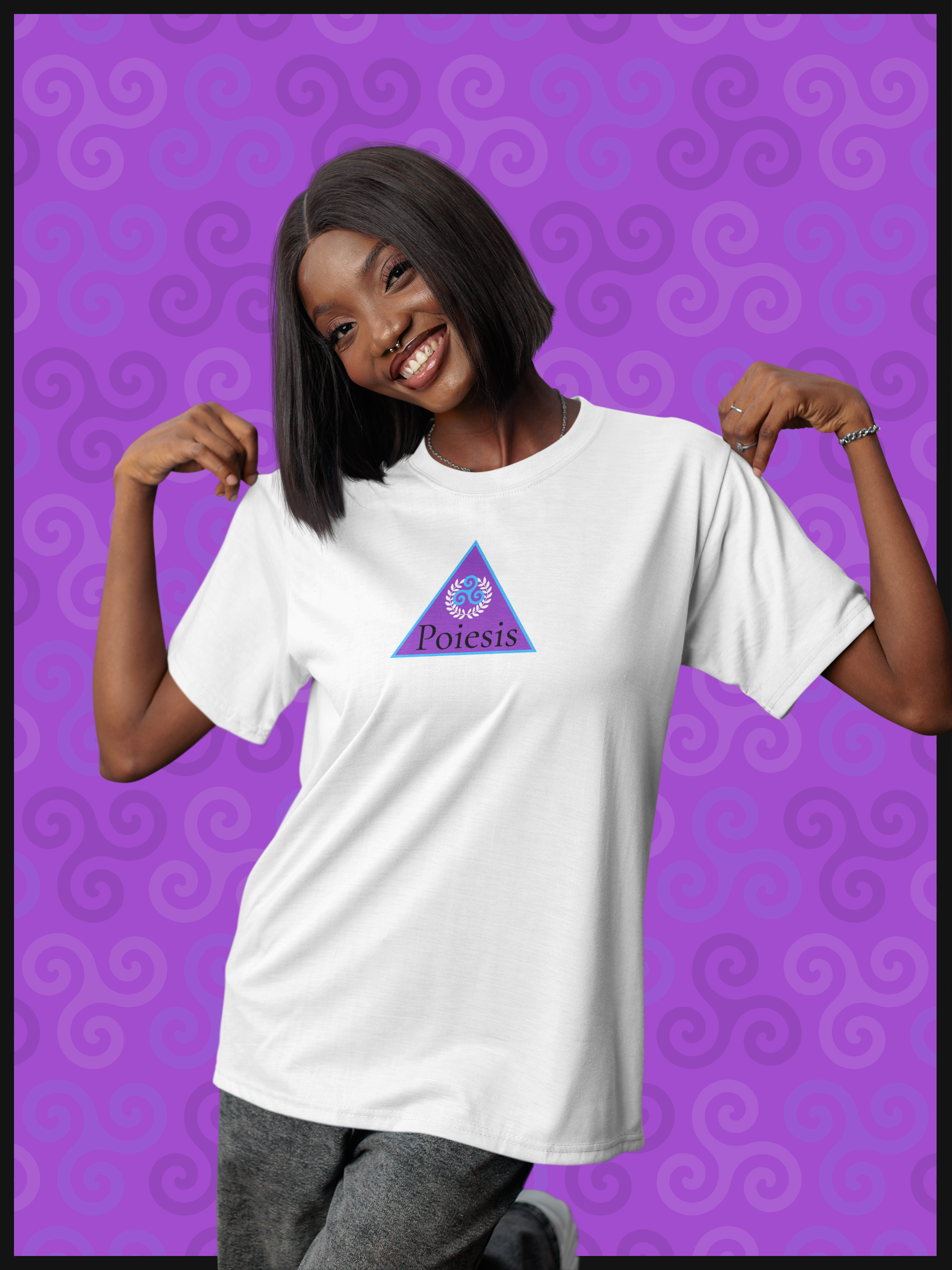 2 of 8 : Poiesis Logo Collection - Unisex Cotton Crew Tee product thumbnail image