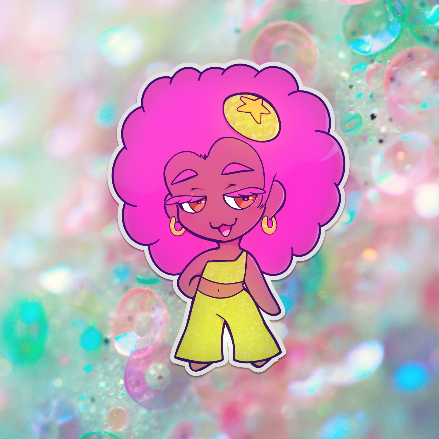 Angel Y2K Sticker Kiss-Cut Vinyl Sticker