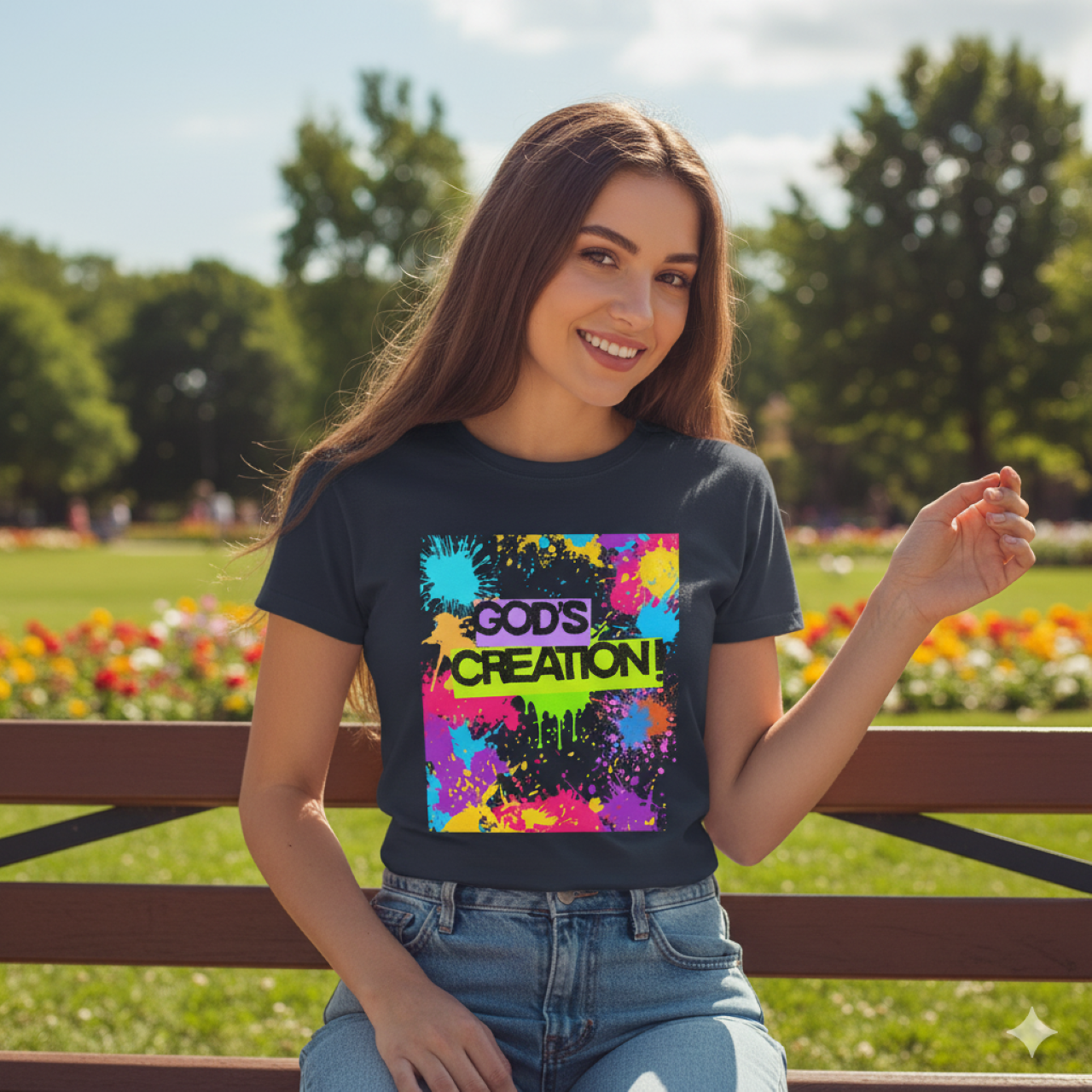 God’s Creation T-Shirt – Colossians 1:16 | Christian Graphic Tee | Faith &amp; Inspiration Streetwear for Youth and Adults product thumbnail image