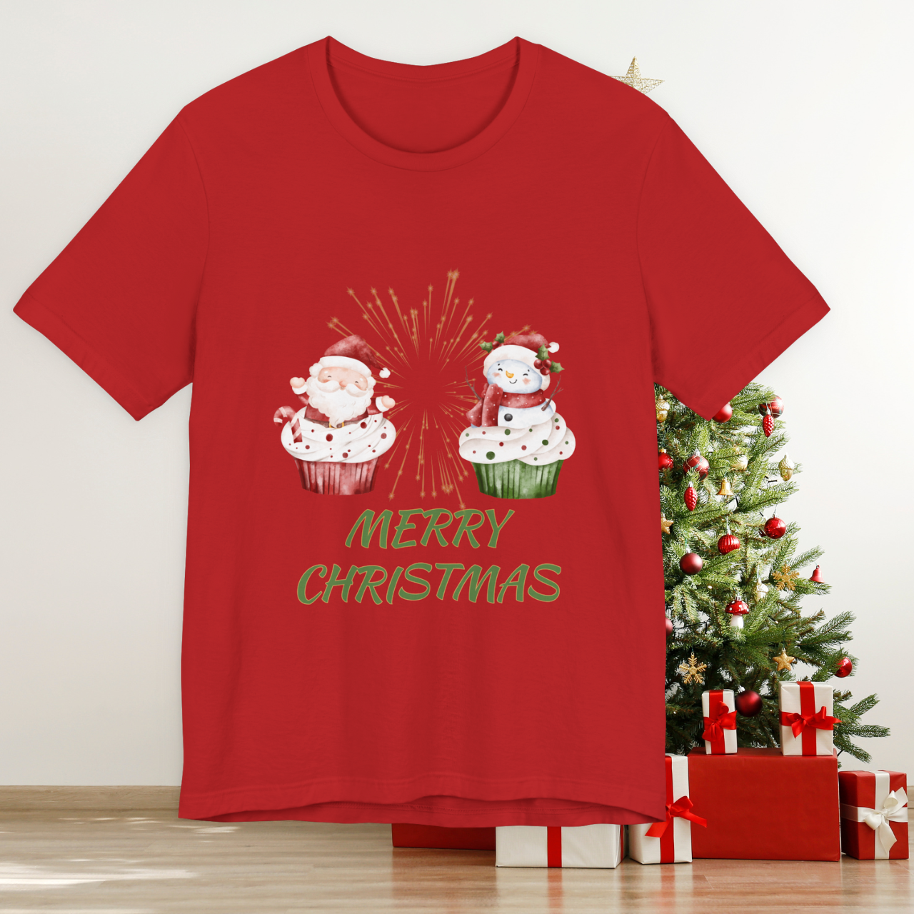Merry Christmas Cupcake T-Shirt — Fun Family Holiday Tee 🎅❄️ product thumbnail image Merry Christmas Cupcake T-Shirt — Fun Family Holiday Tee 🎅❄️ product thumbnail image