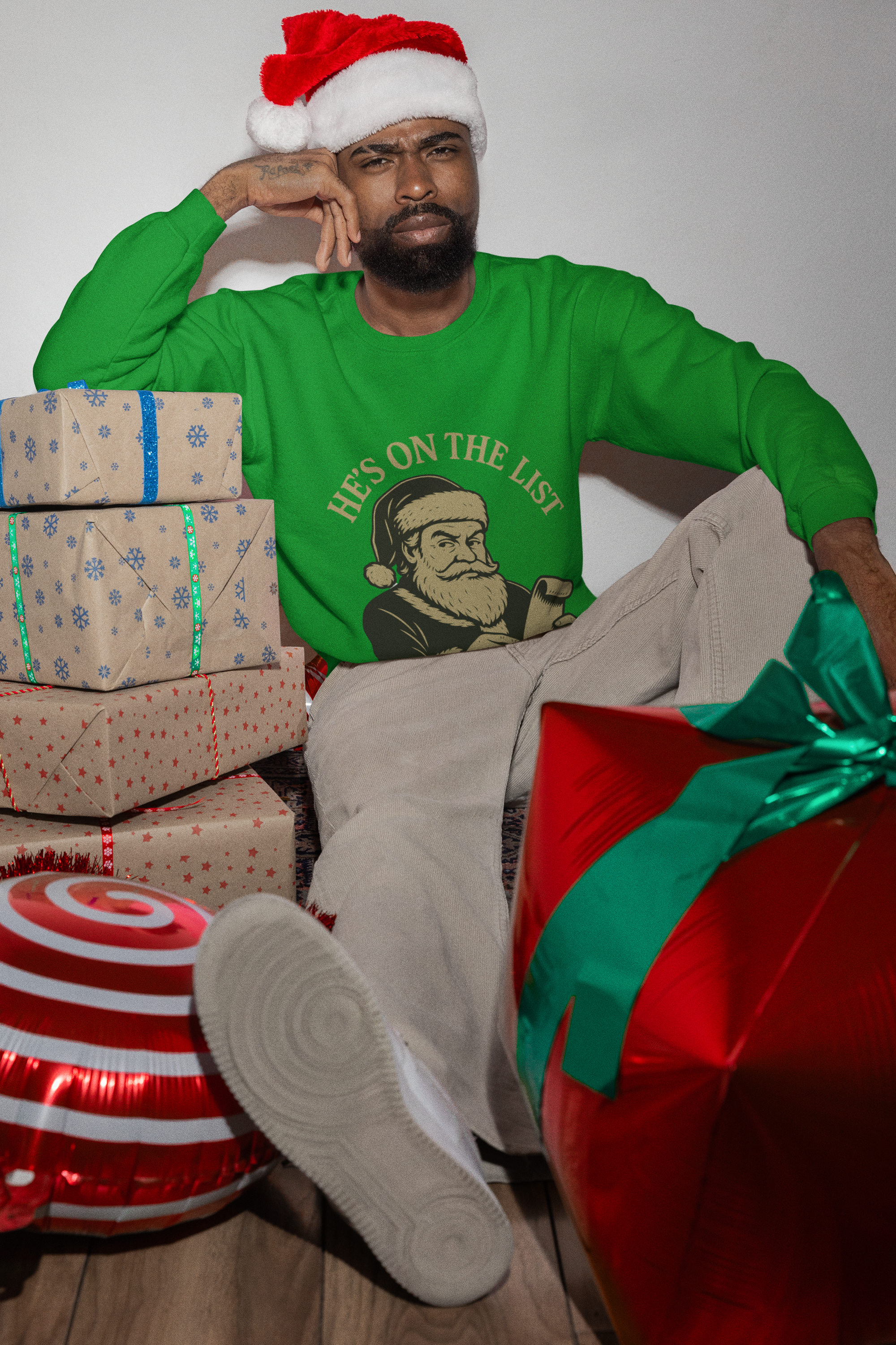 π
βHeβs On The List (But Not Mine)β β Naughty List Holiday Sweatshirt product thumbnail image π
βHeβs On The List (But Not Mine)β β Naughty List Holiday Sweatshirt product thumbnail image