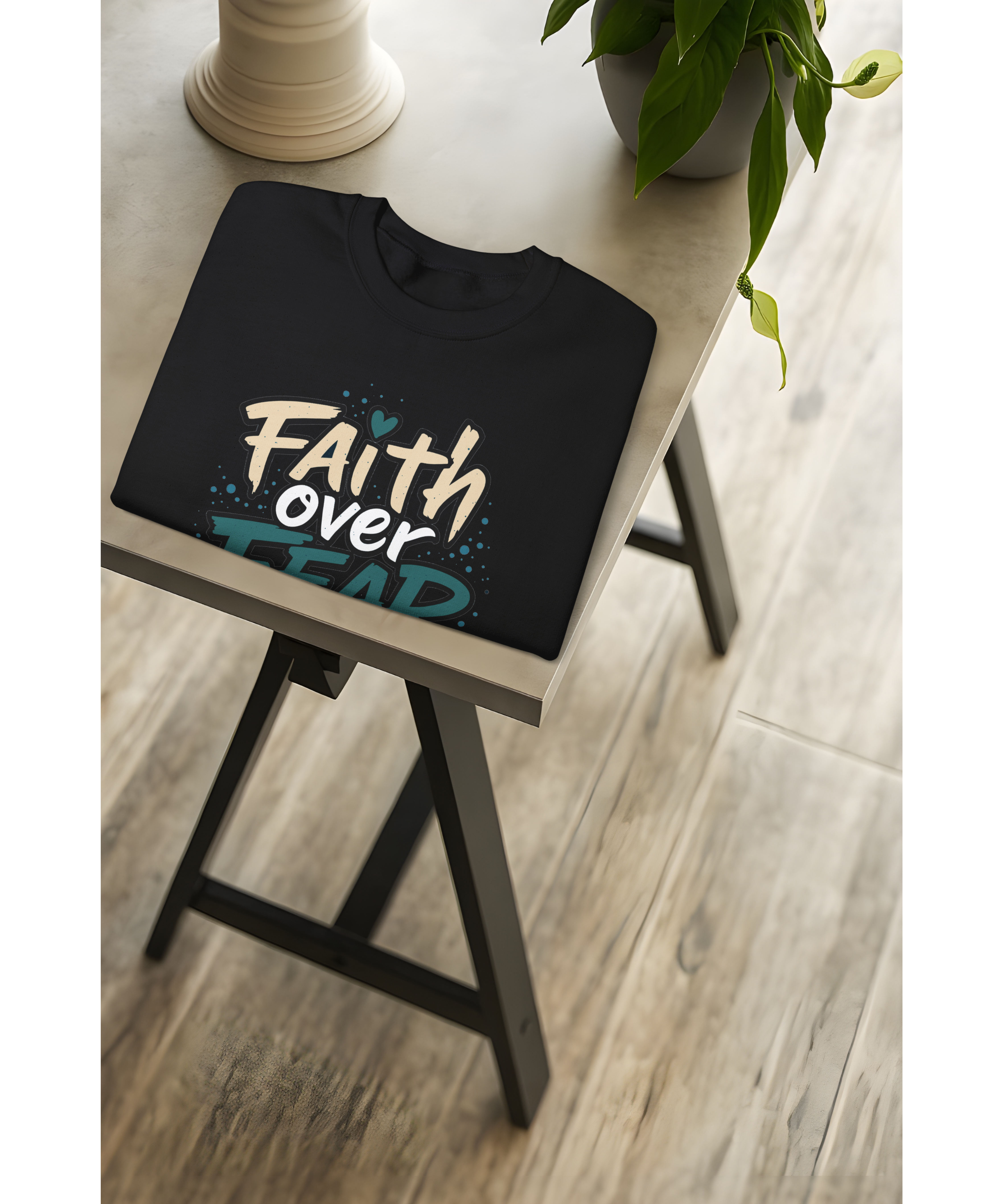 Faith Over Fear Christian Sweatshirt Pullover — Inspirational Bible Verse Pullover | Comfortable Faith-Based Crewneck, Faith, Christian Apparel, Sweater product thumbnail image Faith Over Fear Christian Sweatshirt Pullover — Inspirational Bible Verse Pullover | Comfortable Faith-Based Crewneck, Faith, Christian Apparel, Sweater product thumbnail image