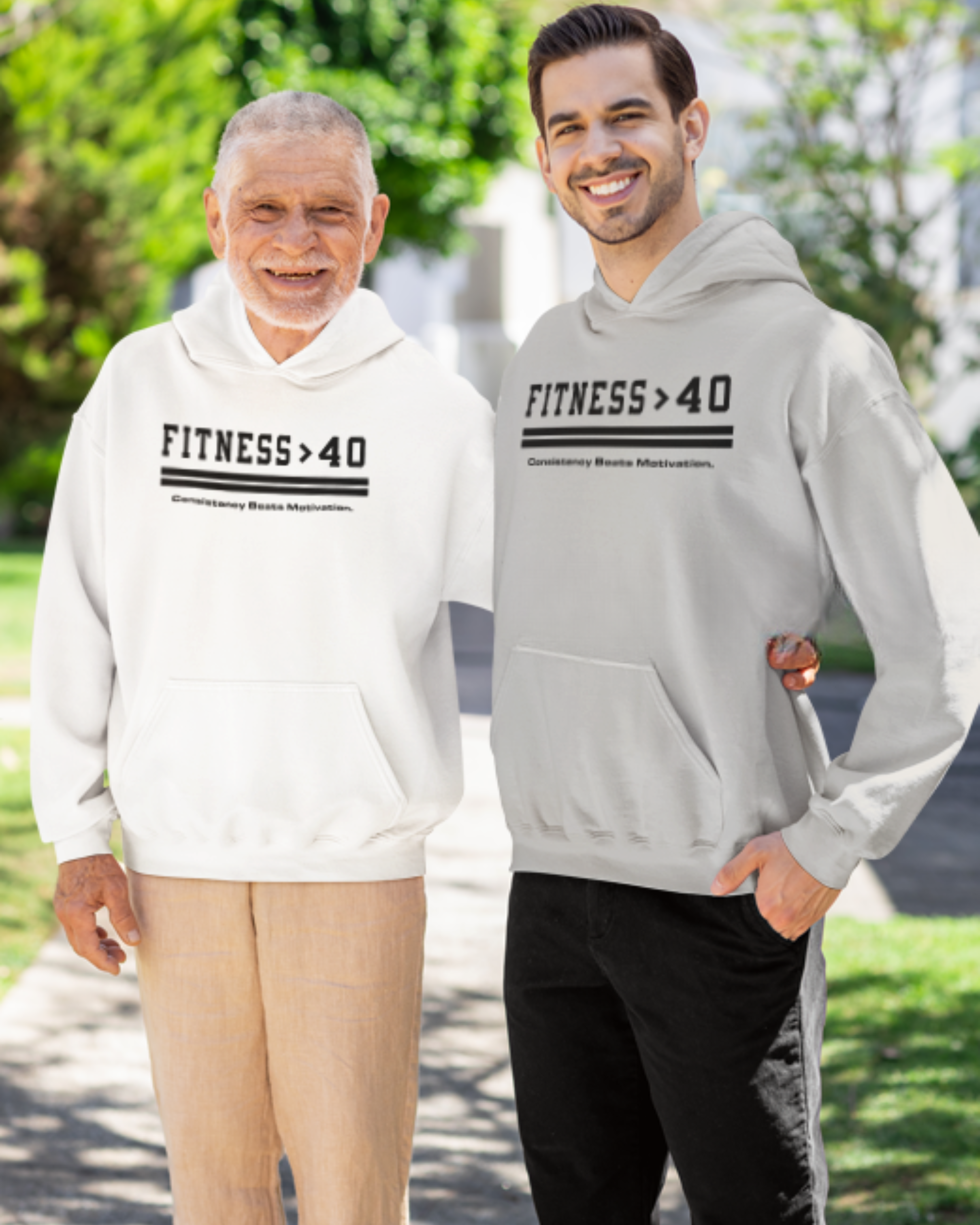 🧢 “Fitness > 40” Unisex Hoodie 🧢 “Fitness > 40” Unisex Hoodie