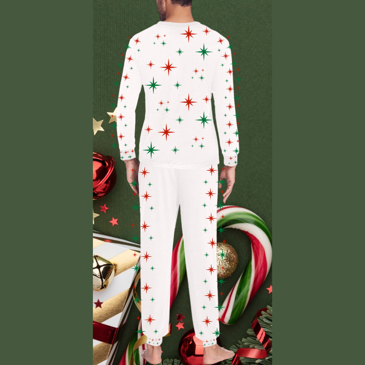 Men’s Shiba Inu Christmas Pajama Set | Cozy Holiday Sleepwear Gift for Dog Lovers | Comfortable Matching PJs product thumbnail image